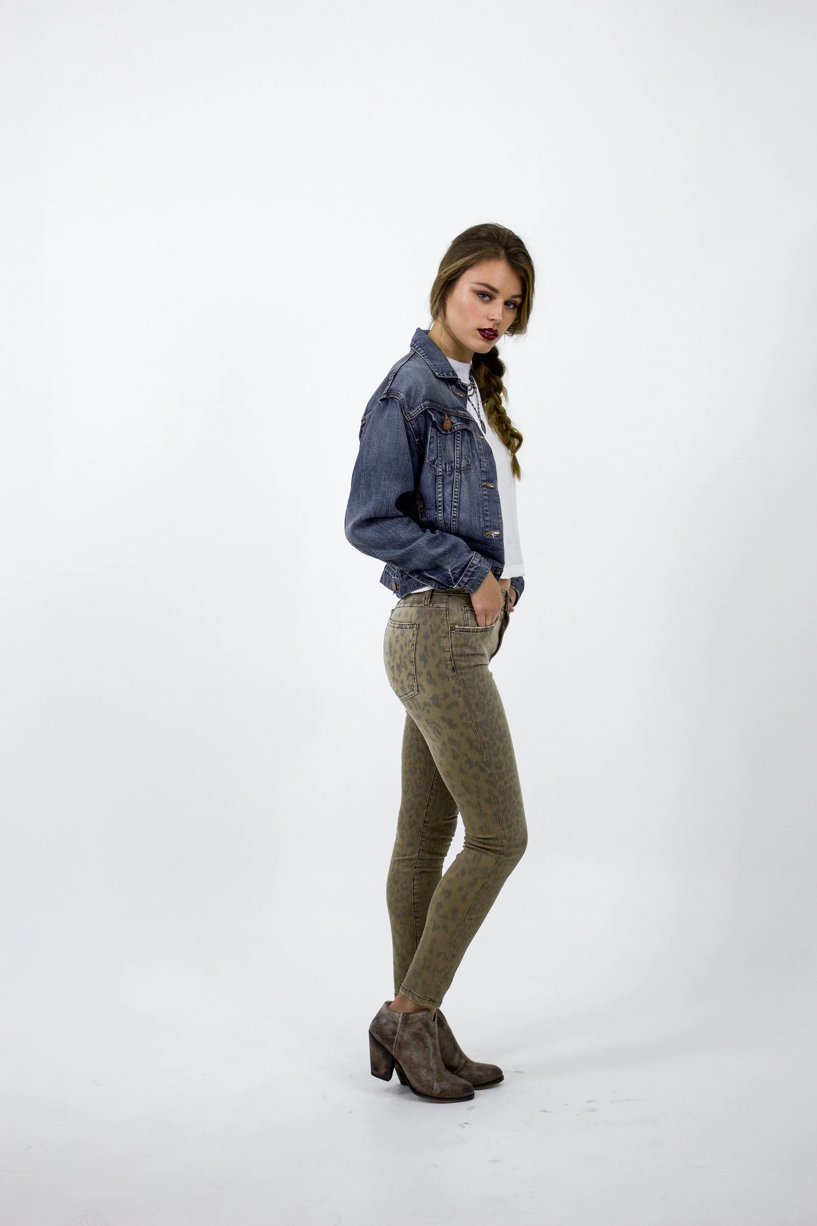 Kylie in Fidelity Denim, ALC, Current Elliott, Virgins Saints and Angels and Freebird by Steve Madden for TAGS. Shot by Rick Bhatia.