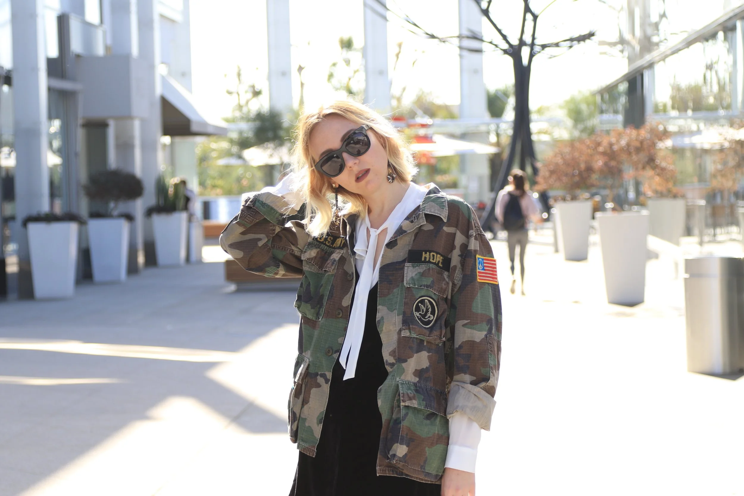Taylor Eden in Wonderland, L'Agence, For Love and Lemons and Madeworn. Shot by Ryan P Morgan for "Show and Tell."