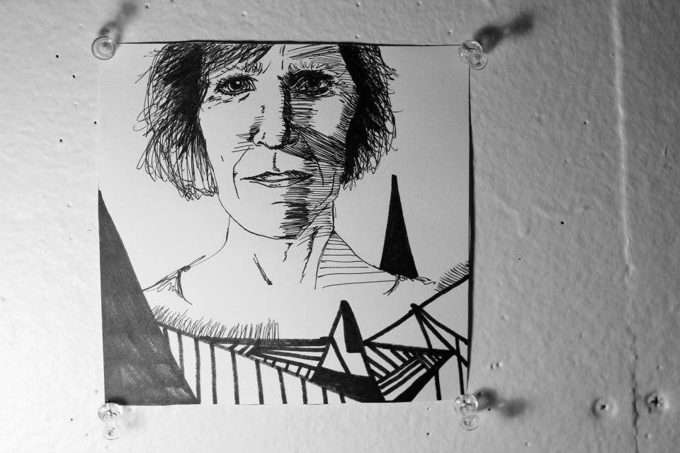 pen on paper