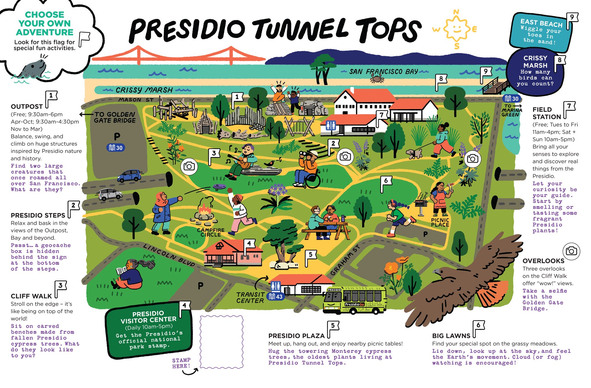 Presidio Tunnel Tops Discovery Guide — jean wei