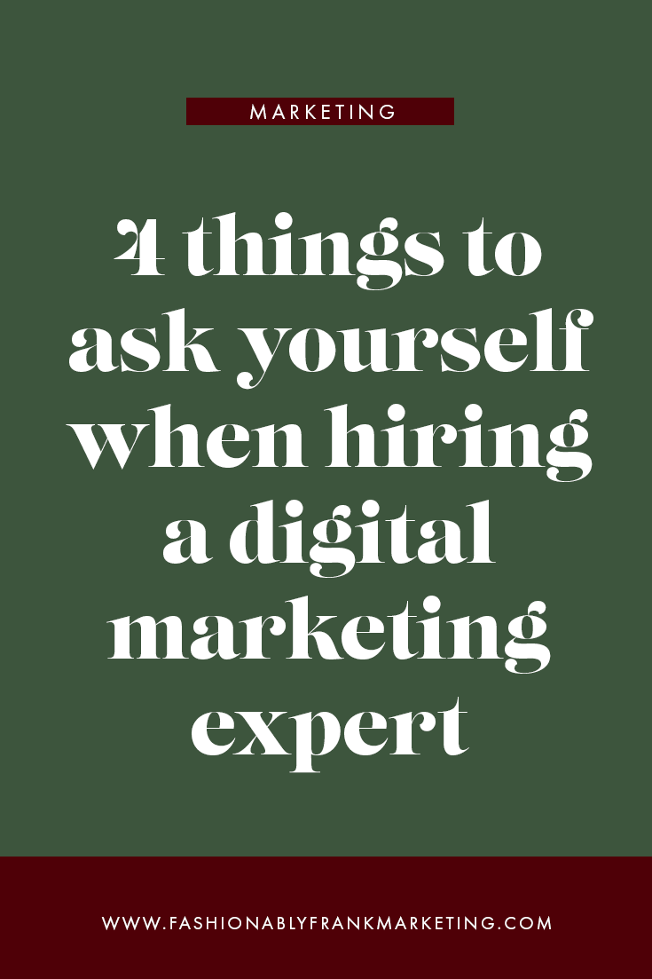 Hiring a Digital Marketing Expert