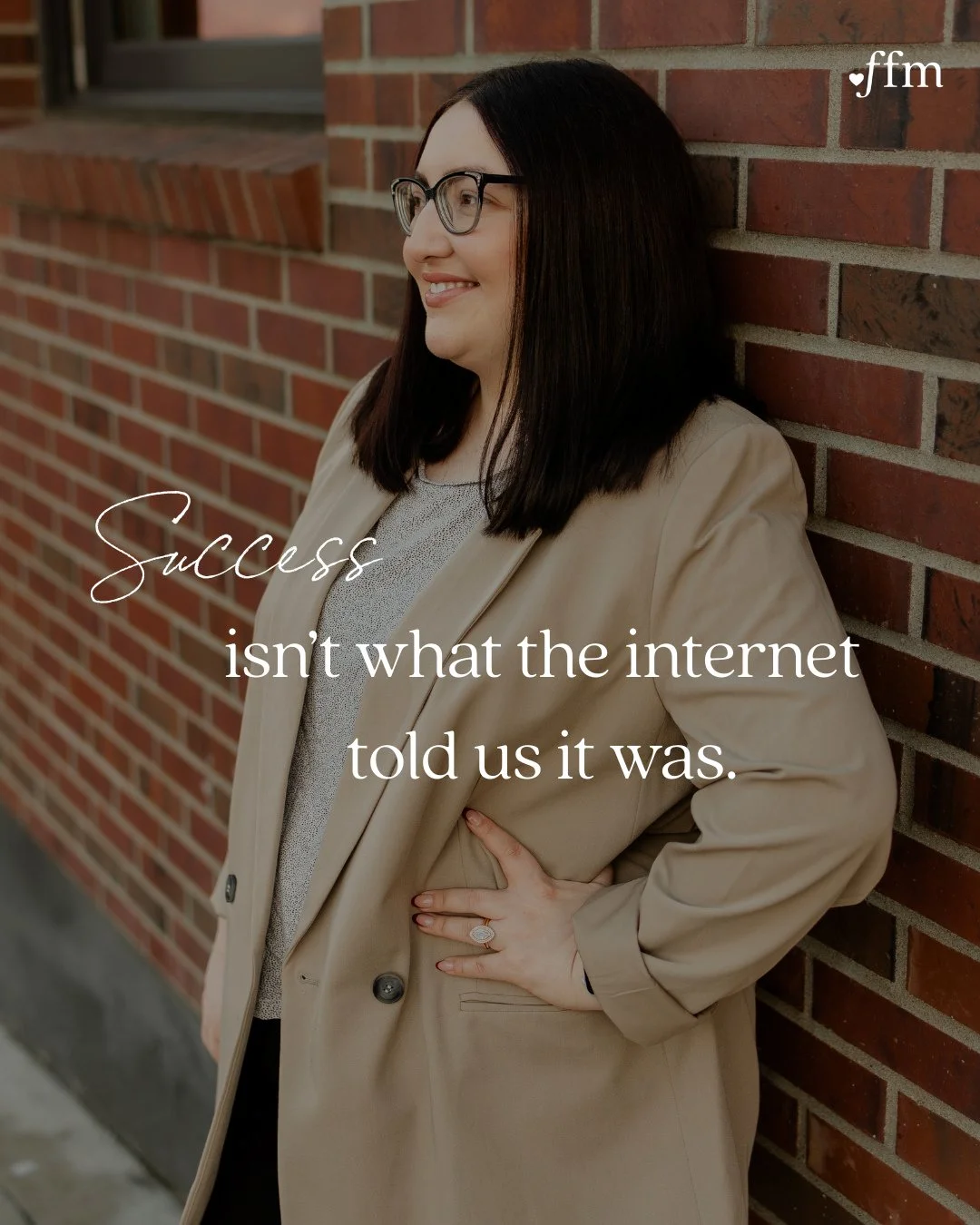 In case you needed the reminder, friends...⁠
⁠
The internet sold us a version of success that&rsquo;s all about numbers. Followers. Likes. Going viral. 🥲⁠
⁠
And for a while, it felt like that was the only measure that mattered. If you weren&rsquo;t 