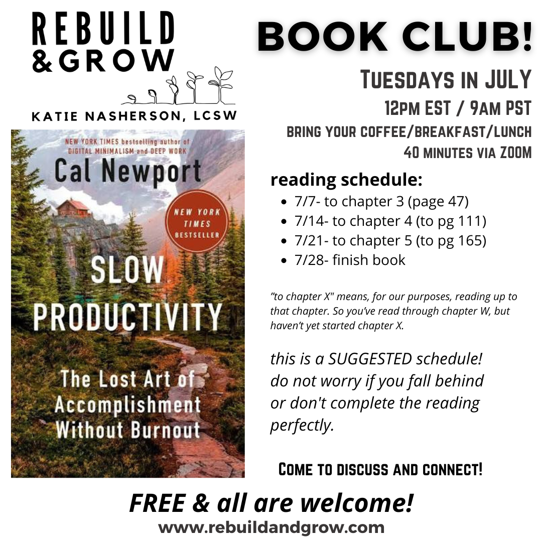 slow productivity bookclub