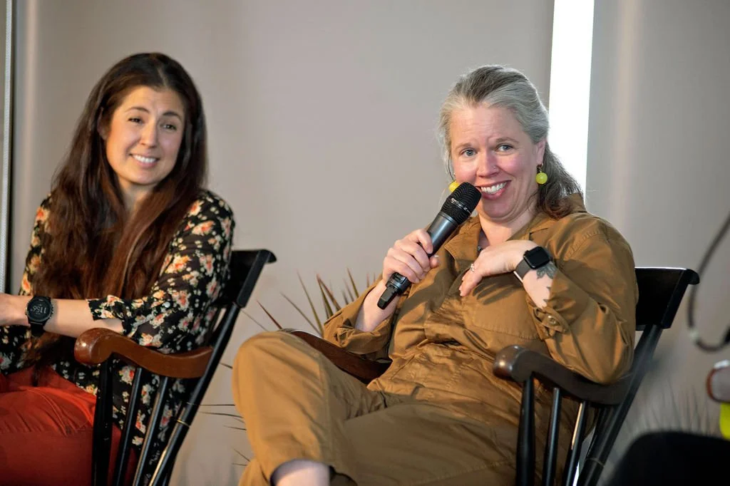 Katie Nasherson therapist in Kingston NY speaking on women’s health panel in Hudson Valley