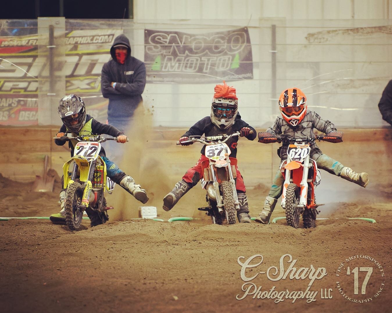 Legs everywhere! Not too late to make a deposit for photos of your racing exploits from any 2021 round at @whrmotorsports  #barnracing (#Arenacross or #flattrack)! Deposit link in and here: https://www.c-sharpphoto.com/deposit/action-photos-deposit #