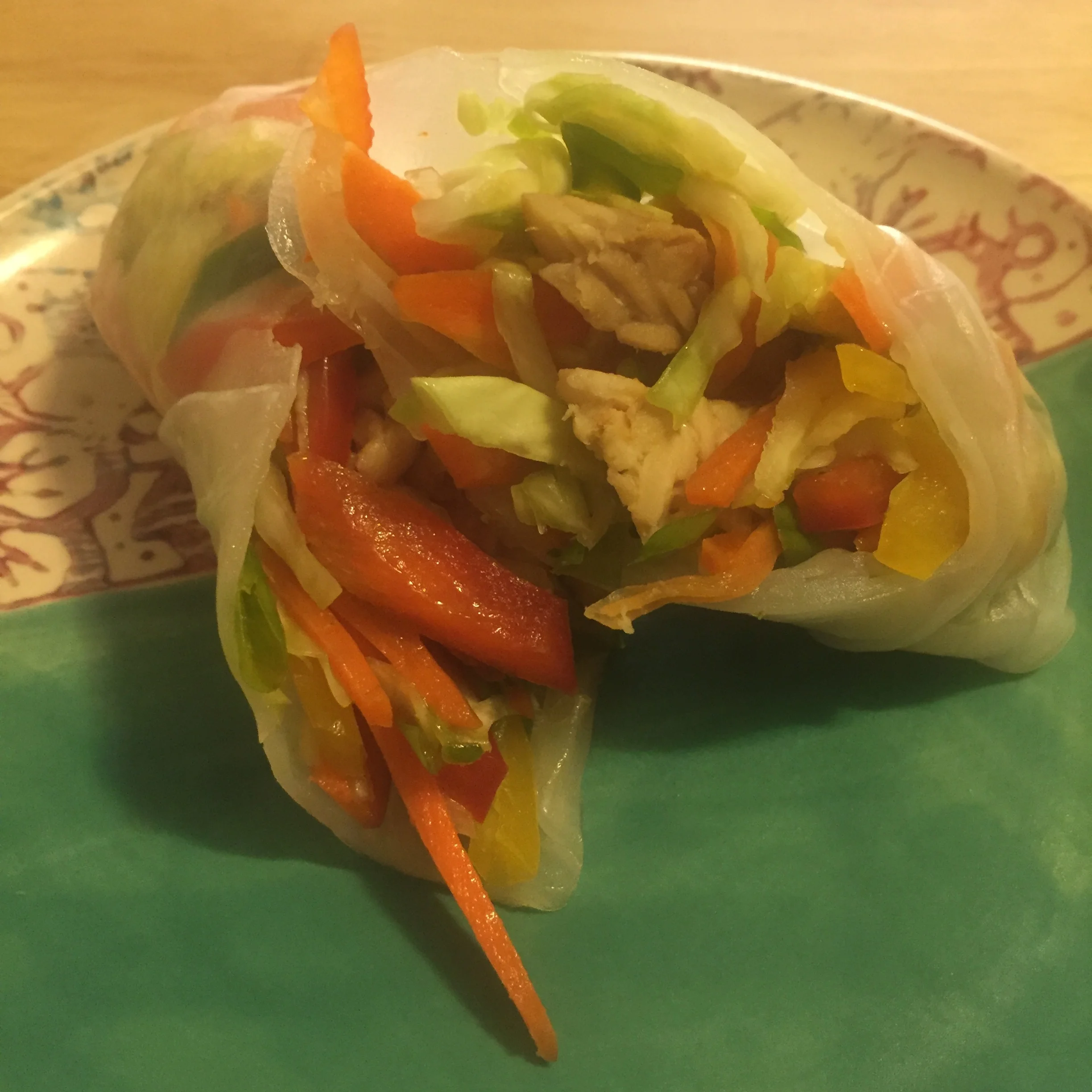 Tempeh Spring Rolls &amp; Peanut Dipping Sauce