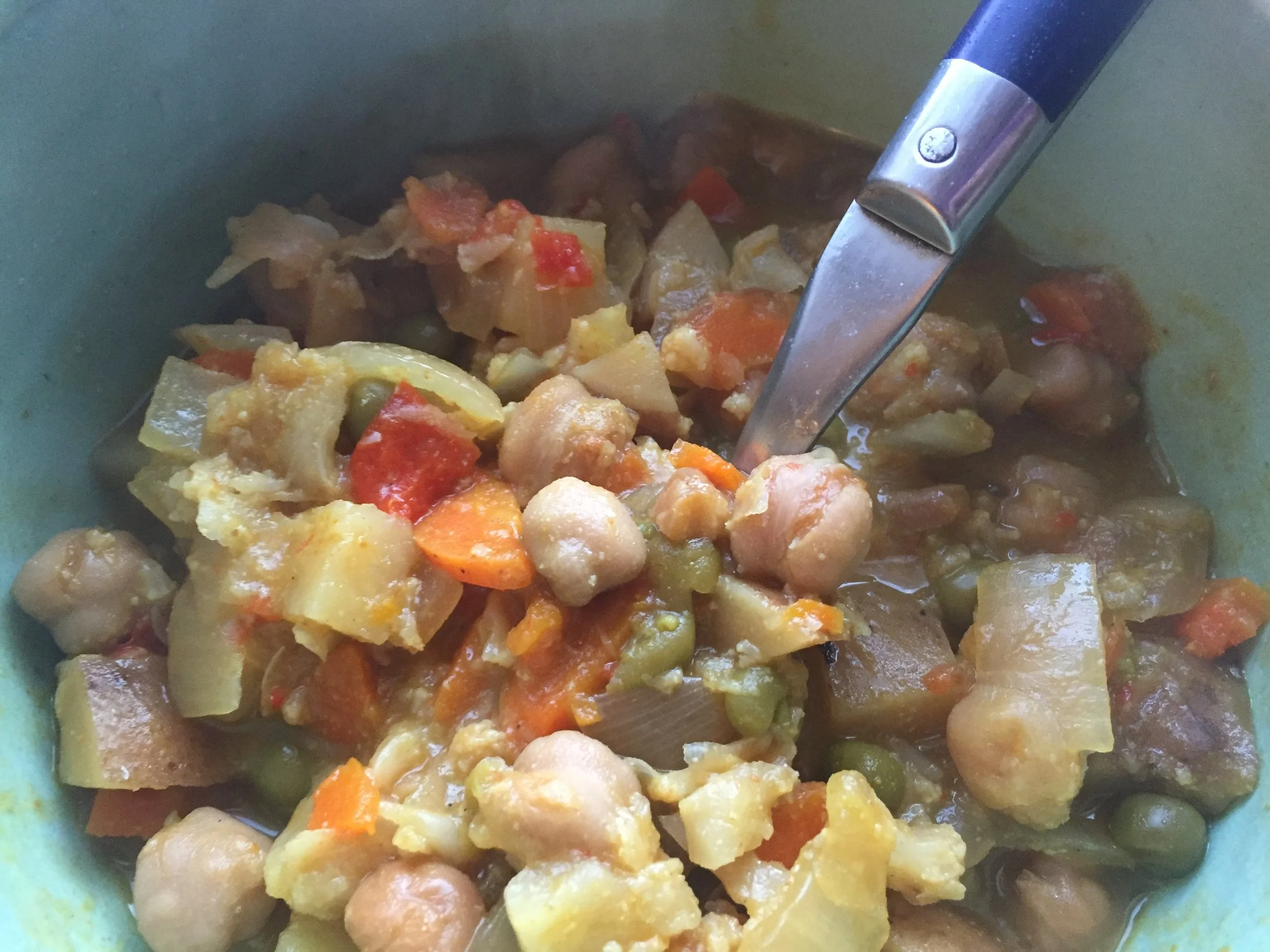 Vegetable Chick Pea Slow Cooker Curry