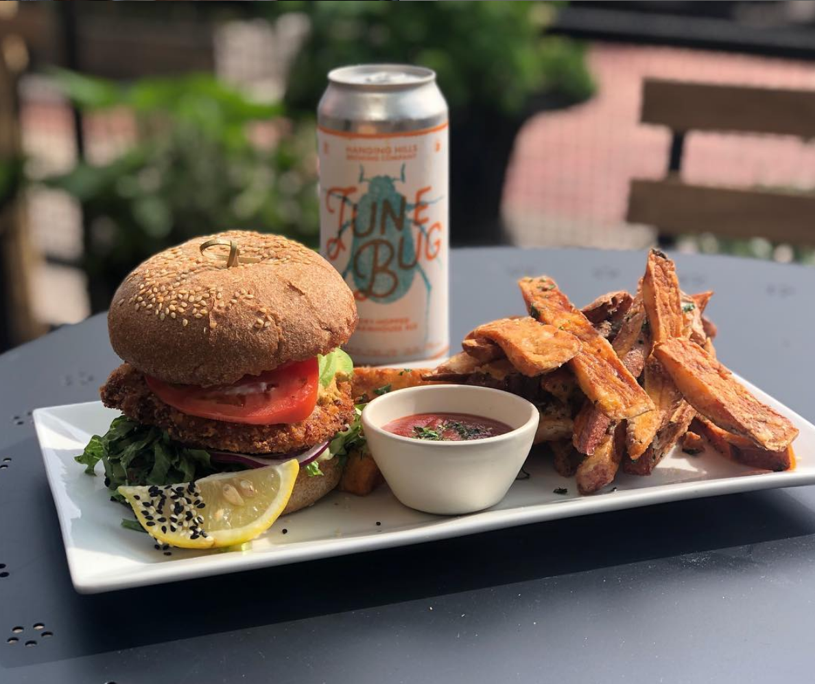 ion restaurant in Middletown, CT is a vegan wonder! I loved making sauce cups for their homemade ketchup, dressings and dips! Their food is scrumptious! Do yourself a favor and go try it out and you might even see some of my rabbit tumblers they often serve tea in !