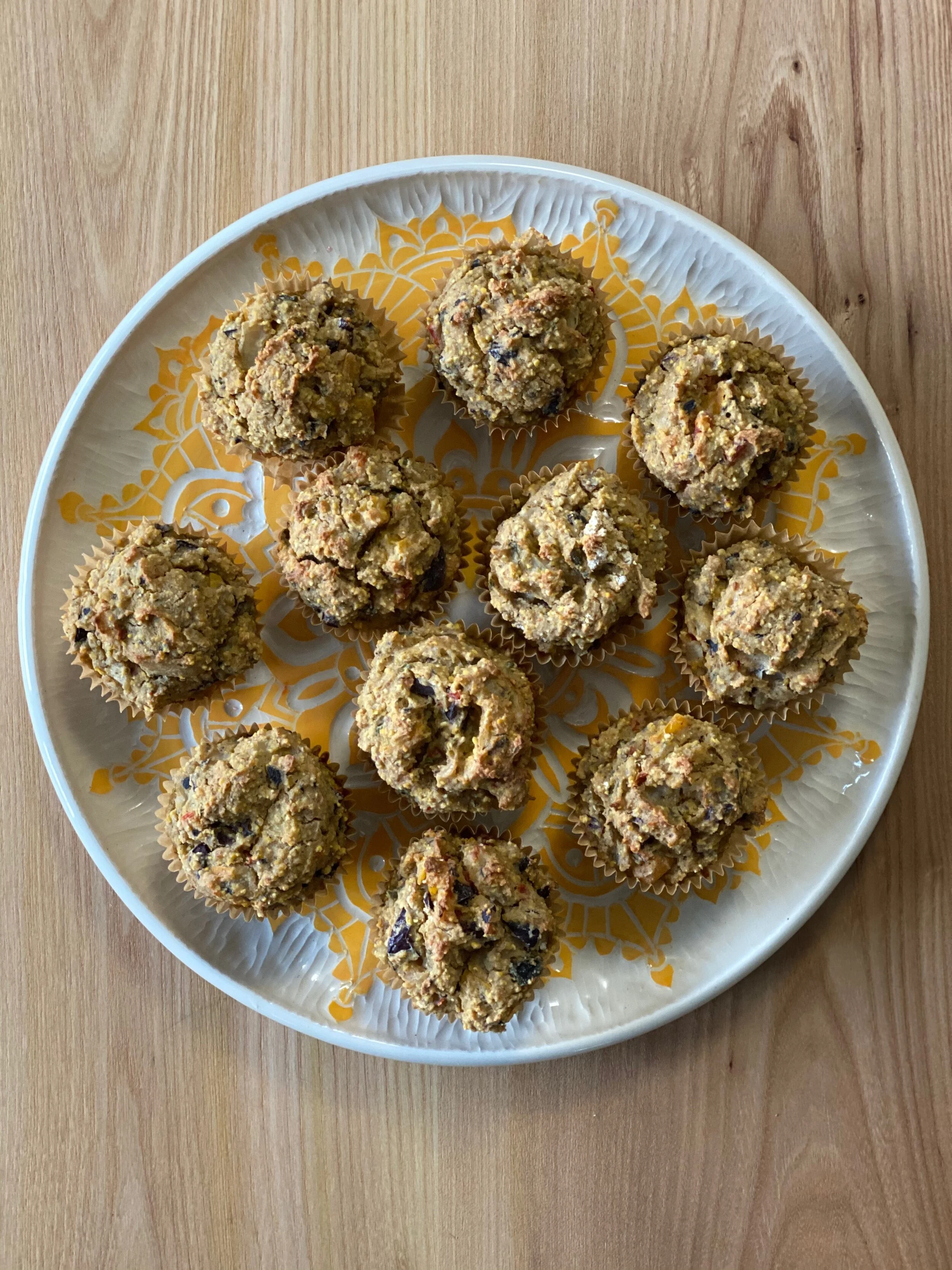 Savory Olive and Sun Dried Tomato Muffins