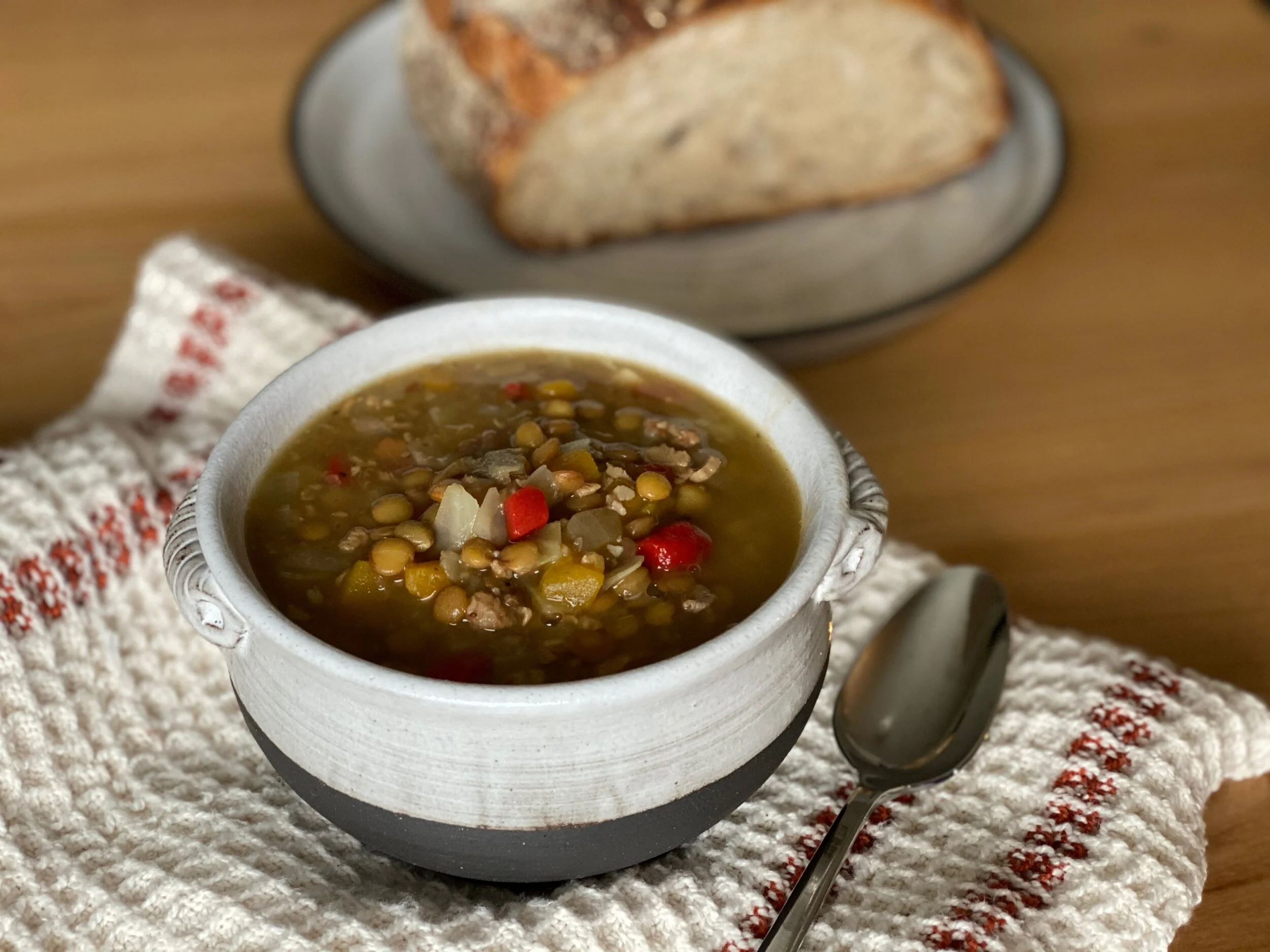 Garlic Lovers Lentil Soup
