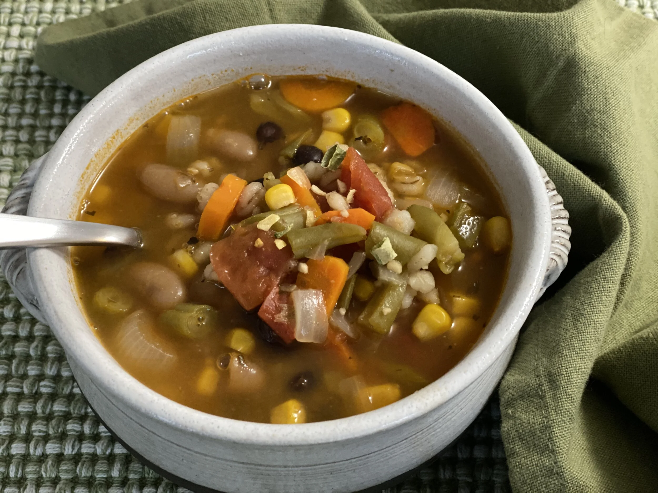 Veggie, Bean and Barley Soup