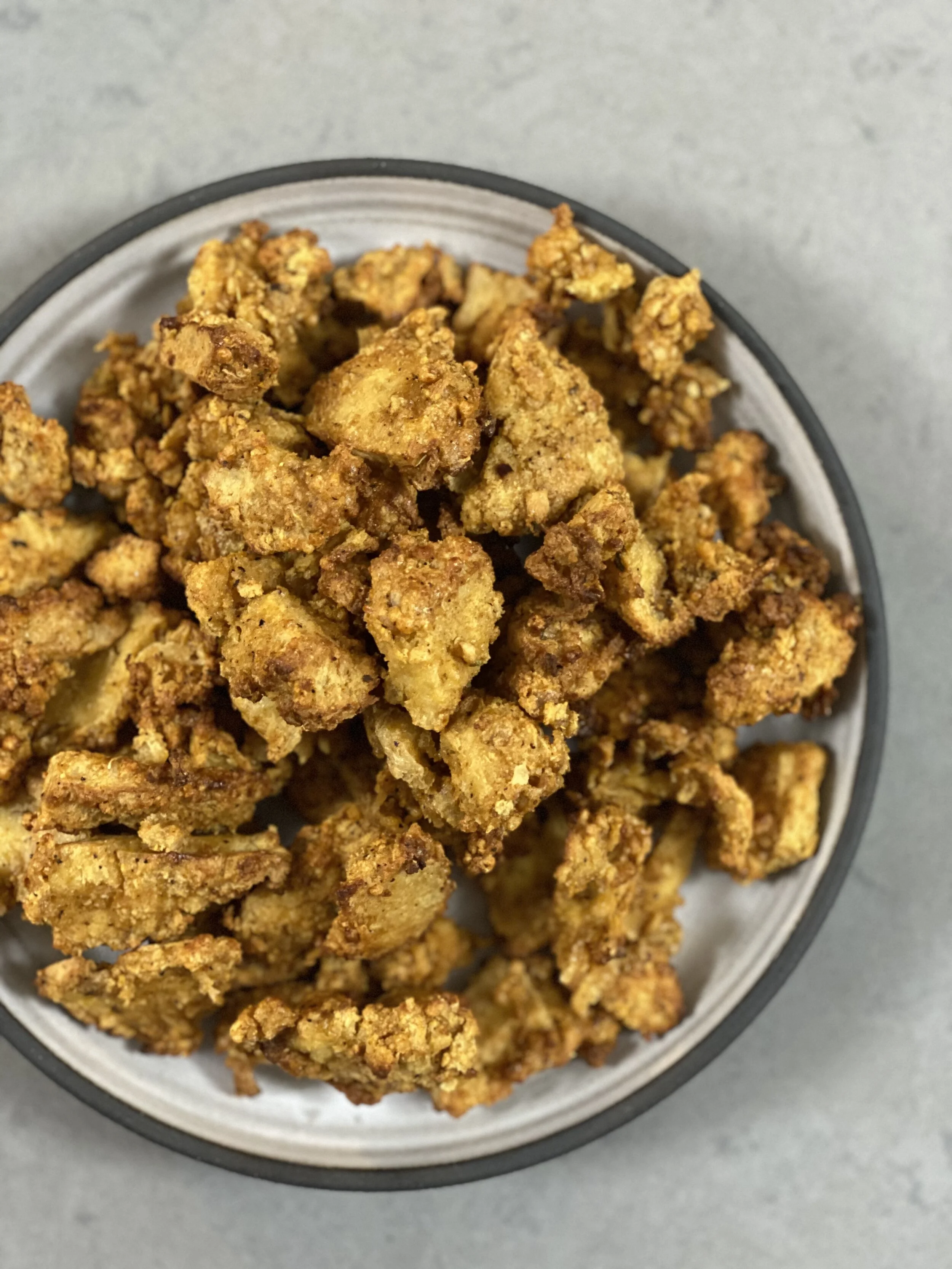 Crispy Sourdough Battered Air Fried Tofu