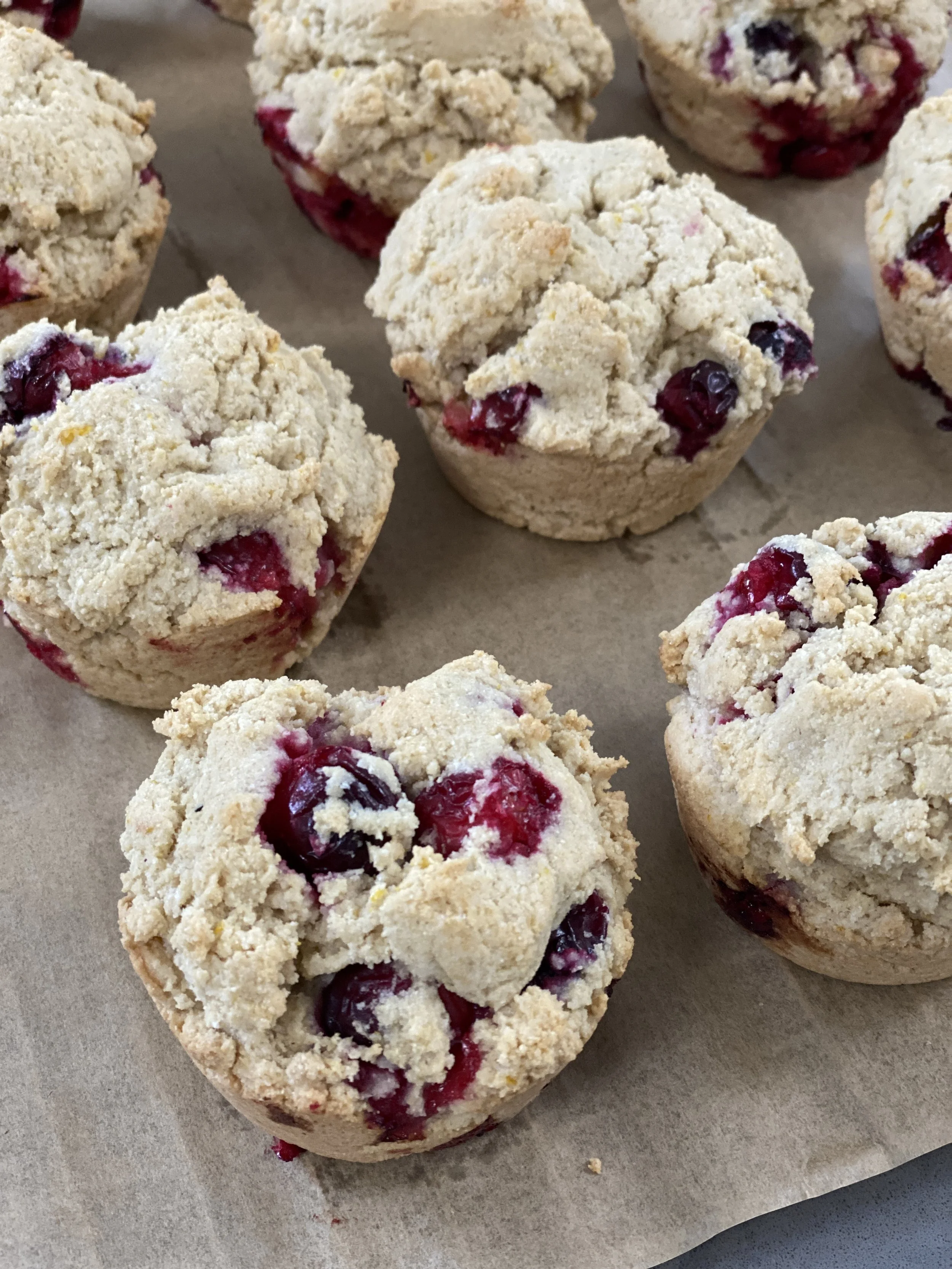 Gluten Free Cranberry Orange Muffins