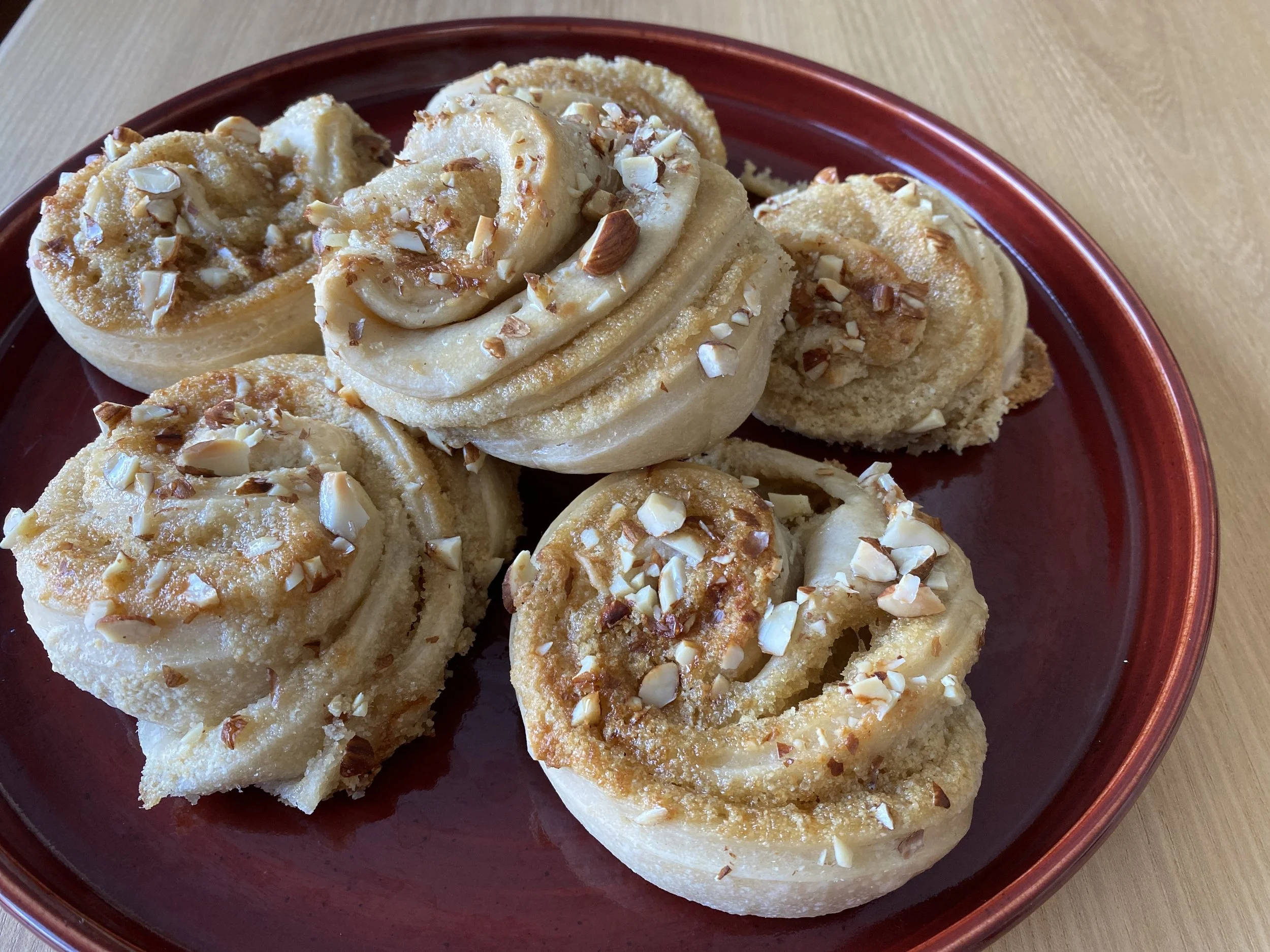 Almond Sourdough Swirls