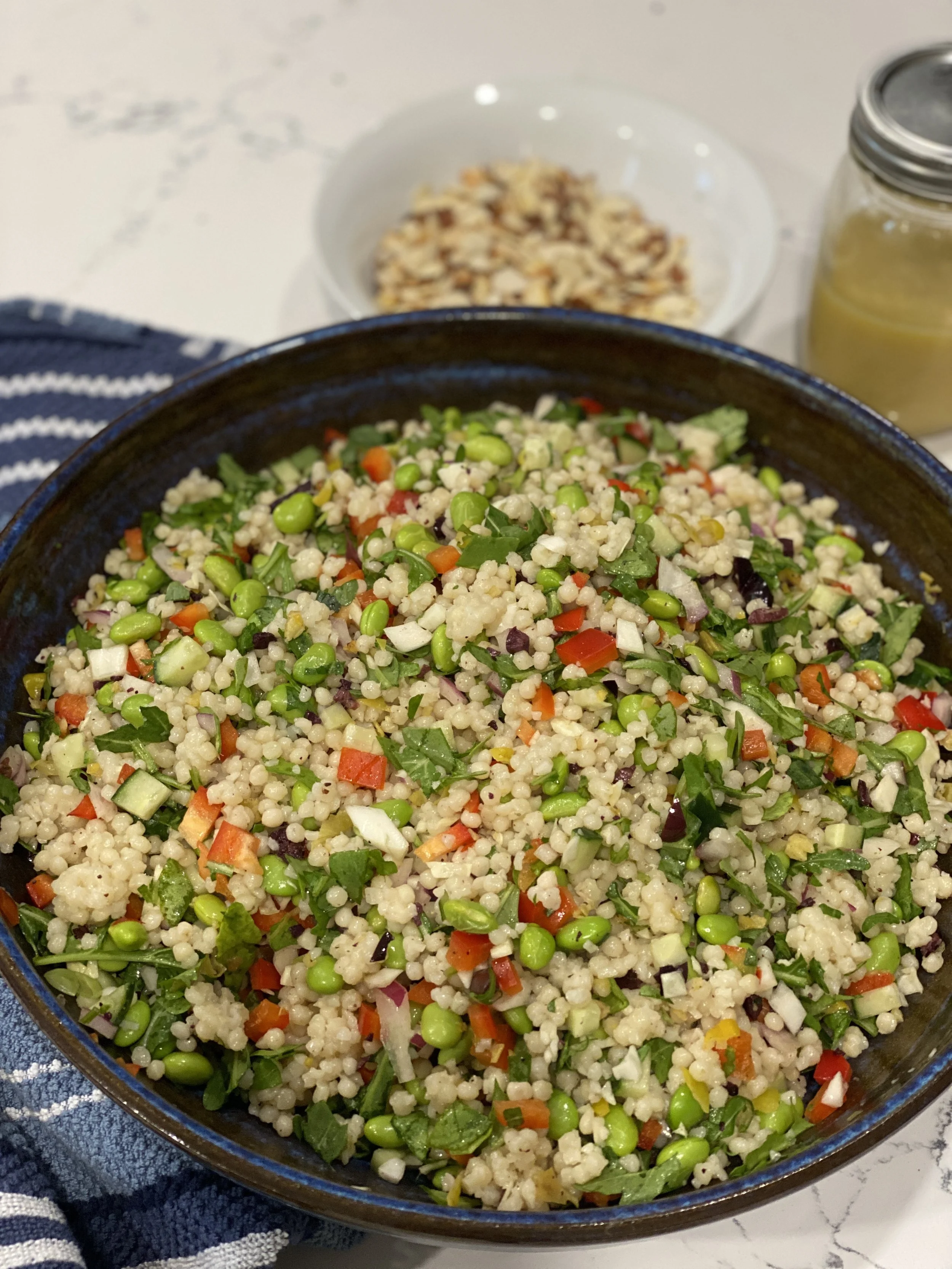 Couscous &amp; Arugula Salad with Lemon Vinaigrette
