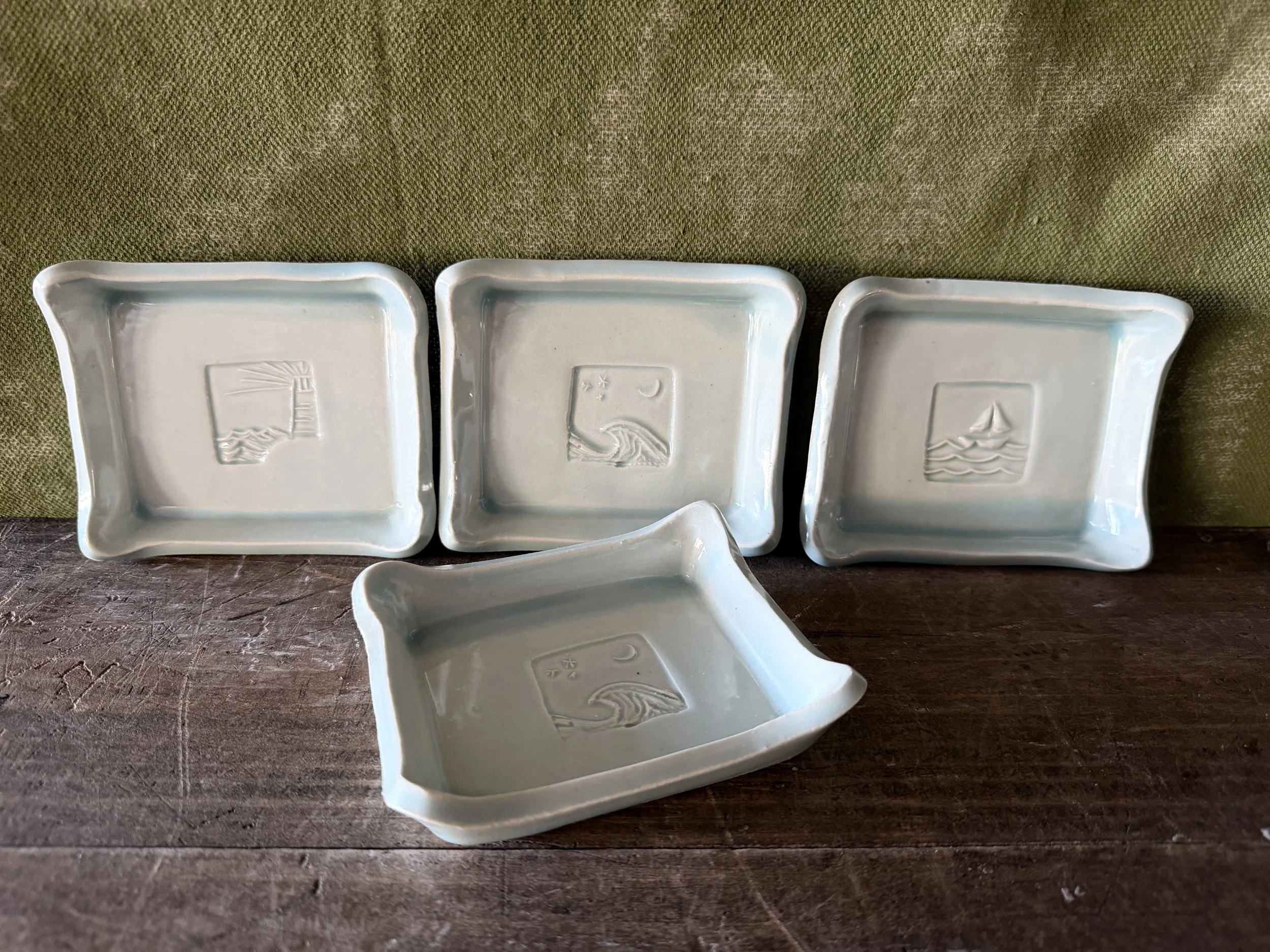 Serene Scene Trinket Dishes