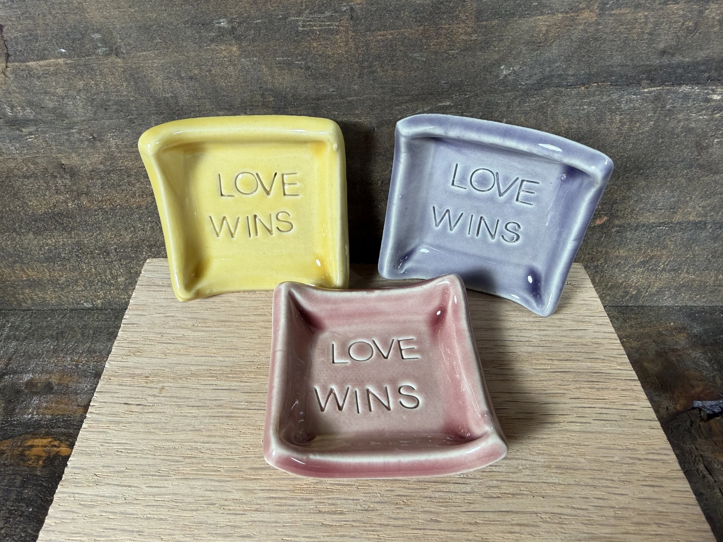 Love Wins ring dish