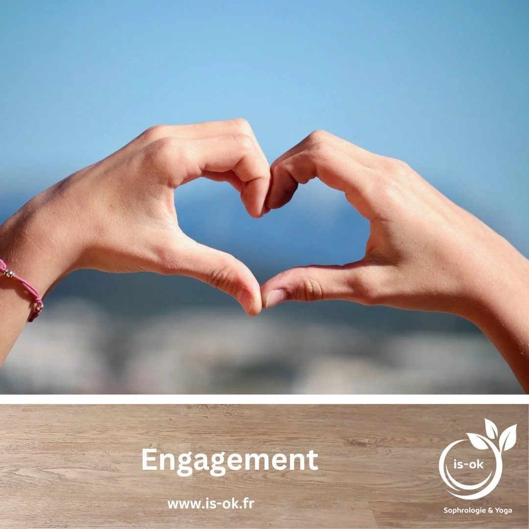 Choisir de s&rsquo;engager dans une pratique r&eacute;guli&egrave;re de yoga...

Chaque d&eacute;but de saison en septembre, nous nous engageons r&eacute;ciproquement&nbsp;:

- vous, &eacute;l&egrave;ve yogi, &agrave; venir chaque semaine chez moi, d