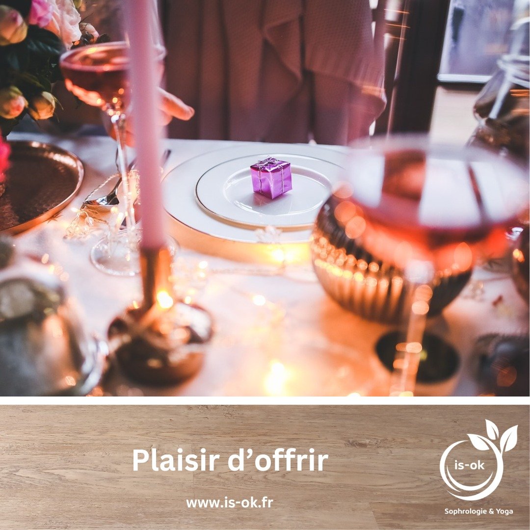 Un cadeau immat&eacute;riel comme un cours de yoga pour cr&eacute;er un souvenir et peut-&ecirc;tre ouvrir une voie de d&eacute;couverte de soi ou une envie de pratiquer.

Contactez moi avant le 20 d&eacute;cembre si vous souhaitez offrir un cours ou