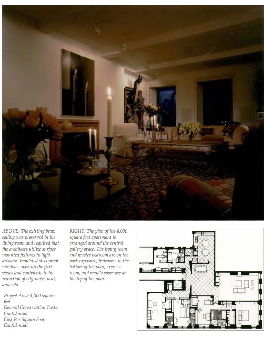 Central Park West Bonanomi Bennett Architects