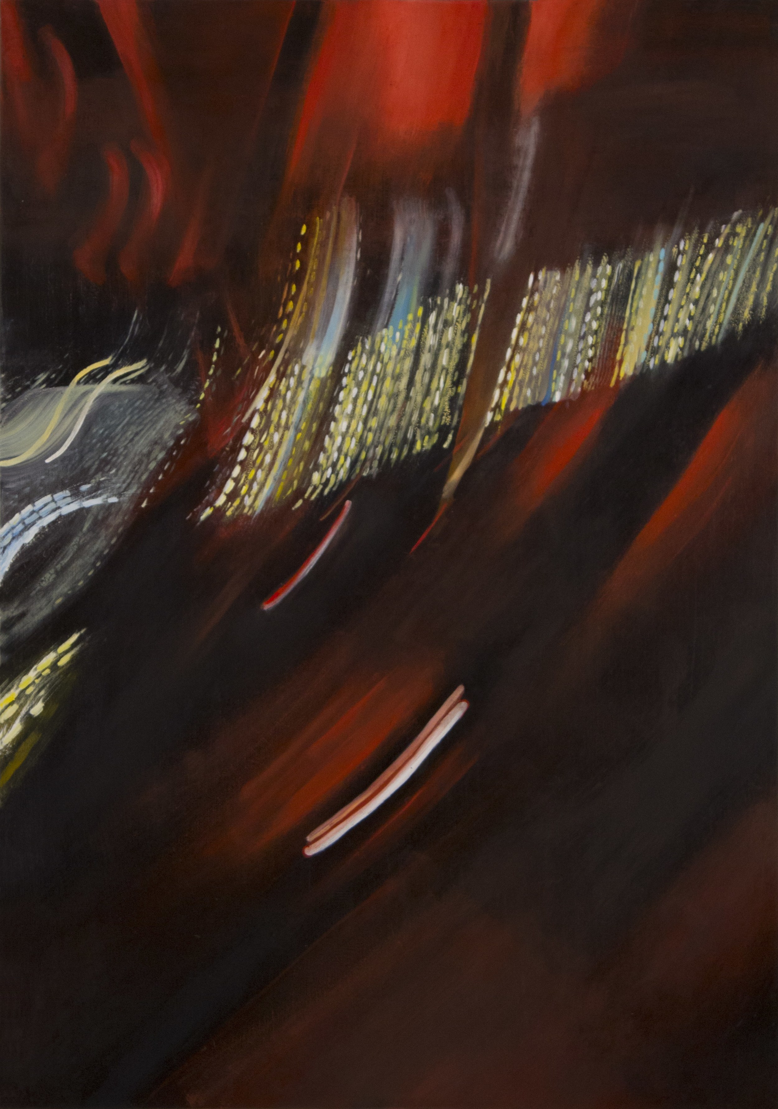 10/31/2015 by Emily Beasley, 2016, 36″ x 30″, oil on wood panel
