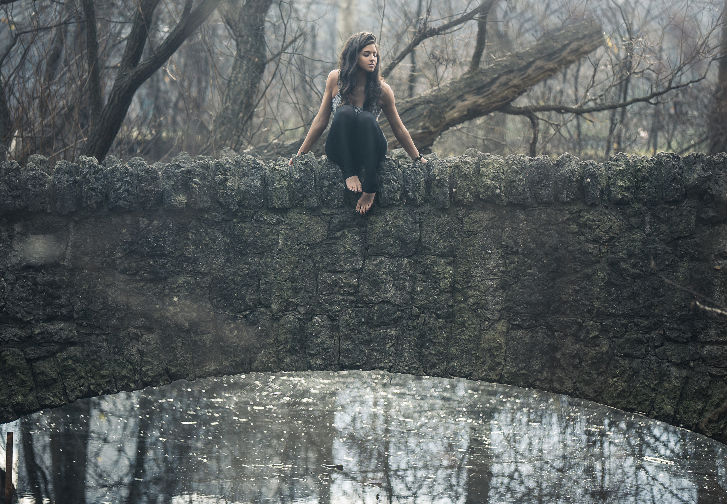Forest Photoshoot with a Yogi