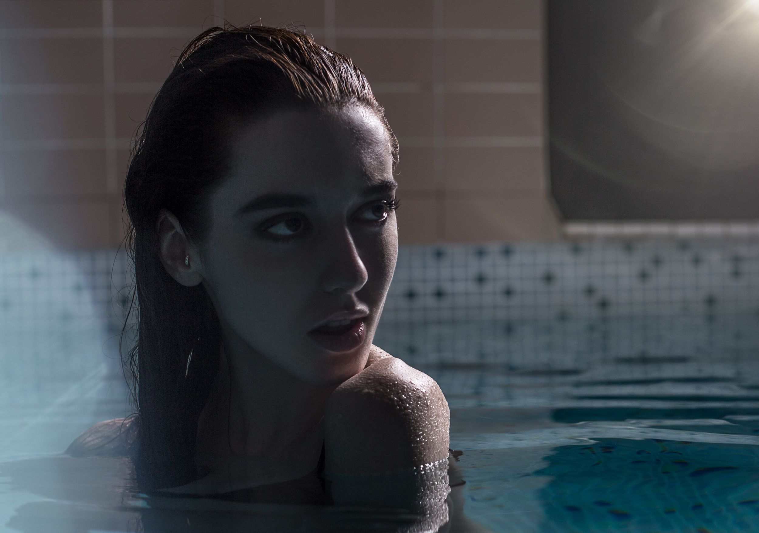 Night Pool Photoshoot with Vanessa