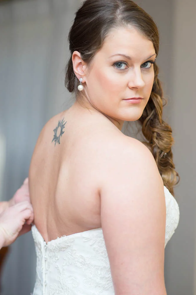 A portrait of a bride from a recent wedding in St. Louis, Missouri. 