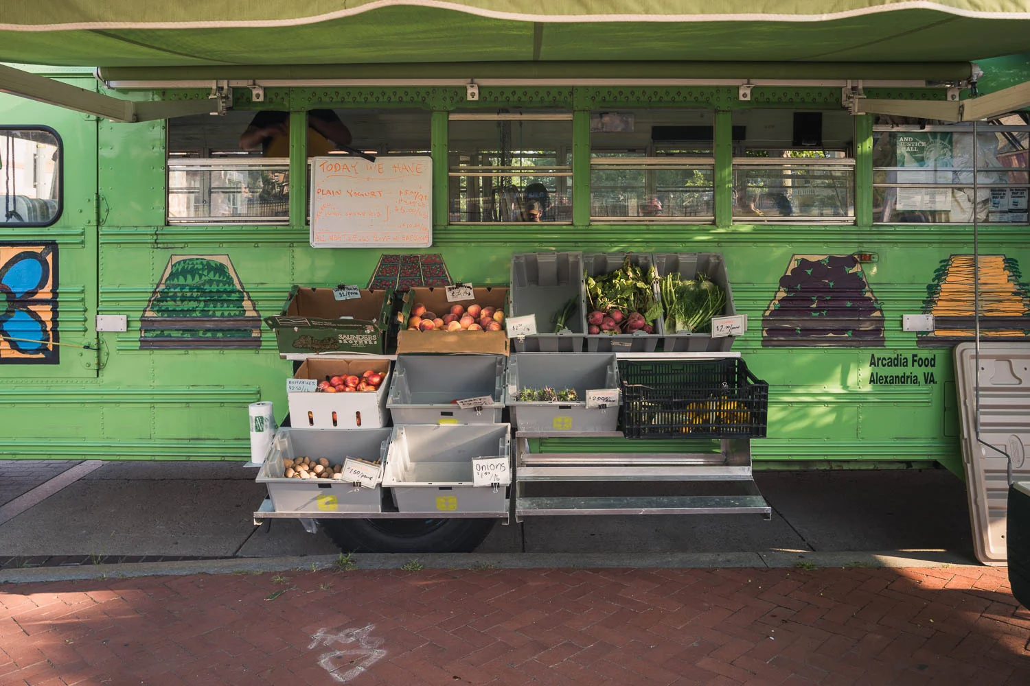 With produce picked every Wednesday morning, Common Good City Farm provides fresh fruits and vegetables to neighbors in the LeDroit Park neighborhood of Washington D.C.