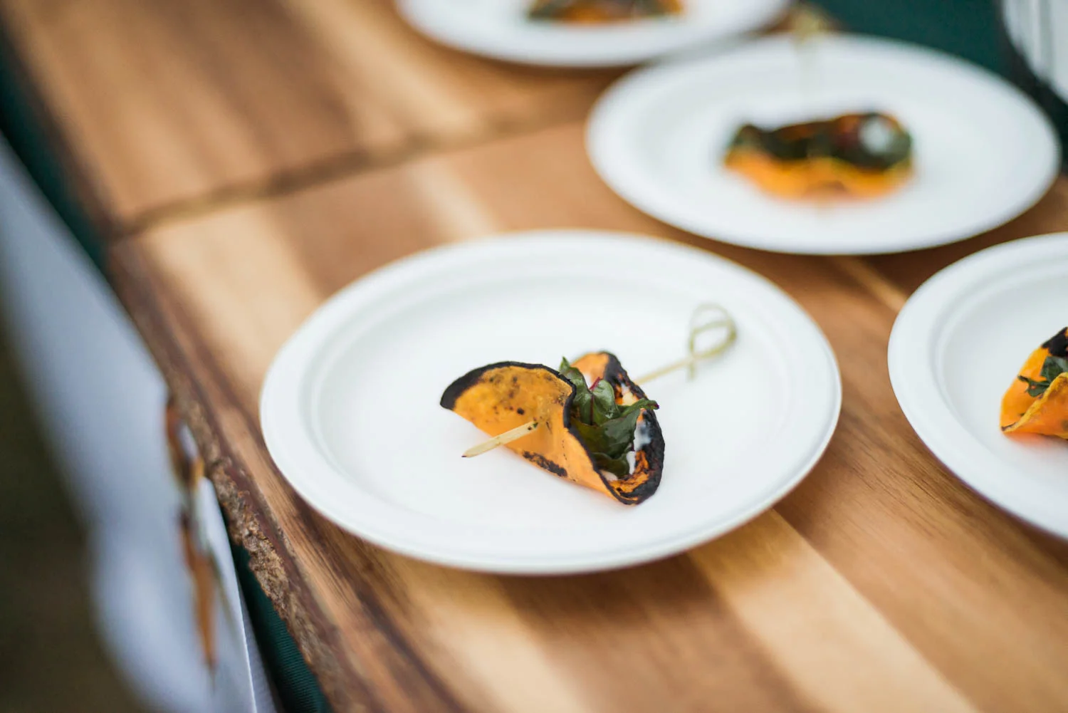 Tacos made fresh from locally grown foods for the annual Common Good City Farm Night on the Farm event.