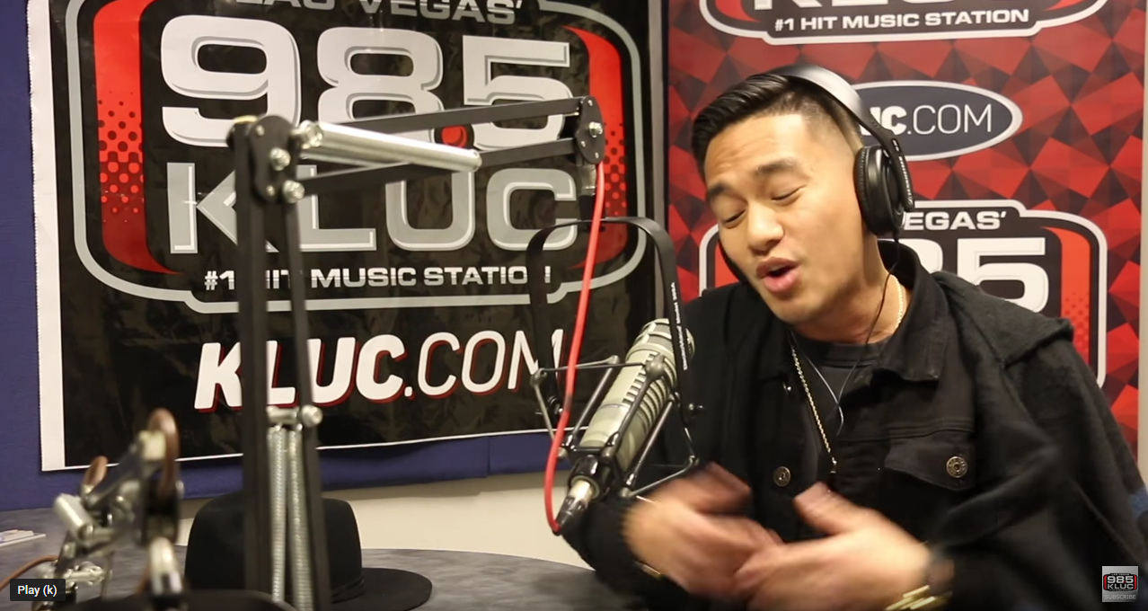 Elmer Abapo Performs Unreleased Track on 98.5 KLUC