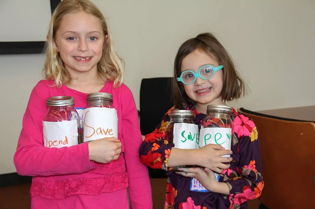 Two girls participating in our Make It Count! program