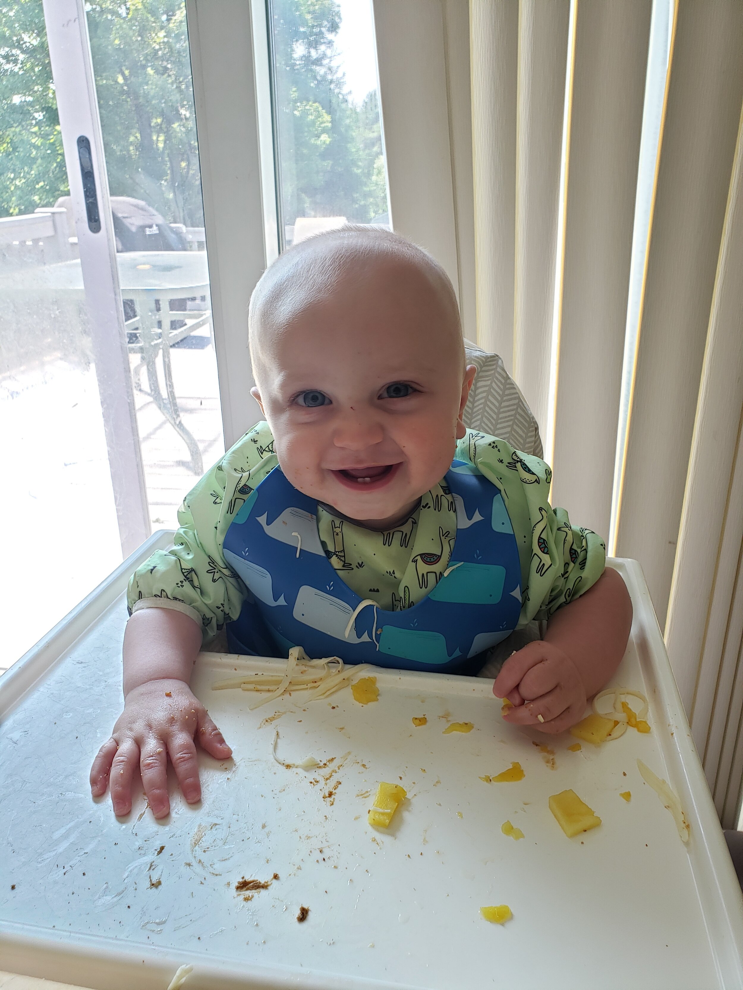 Battling the baby led weaning mess: Tidy Tot Review