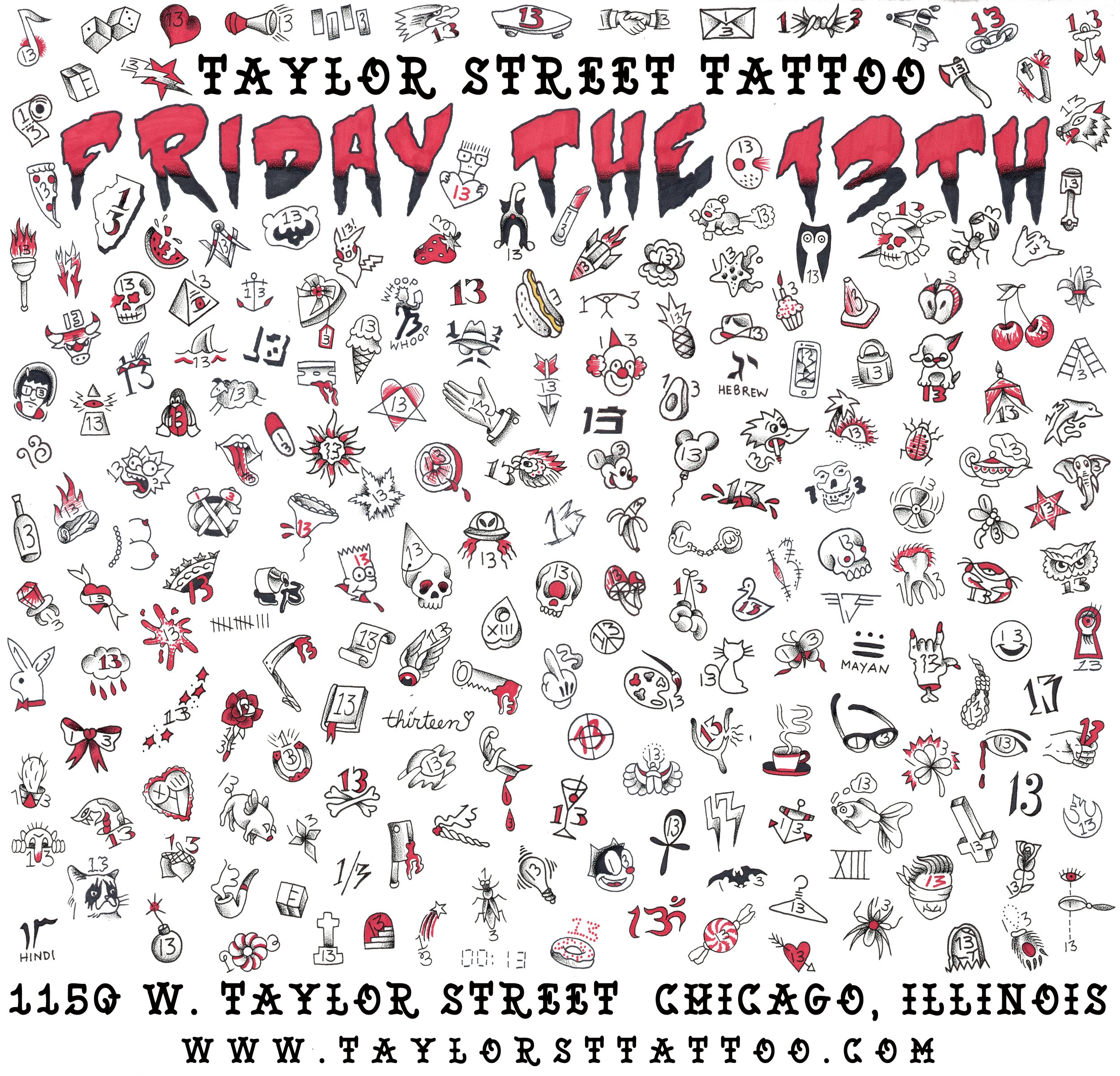 Friday 13th  Captain Tattoo Art Studio