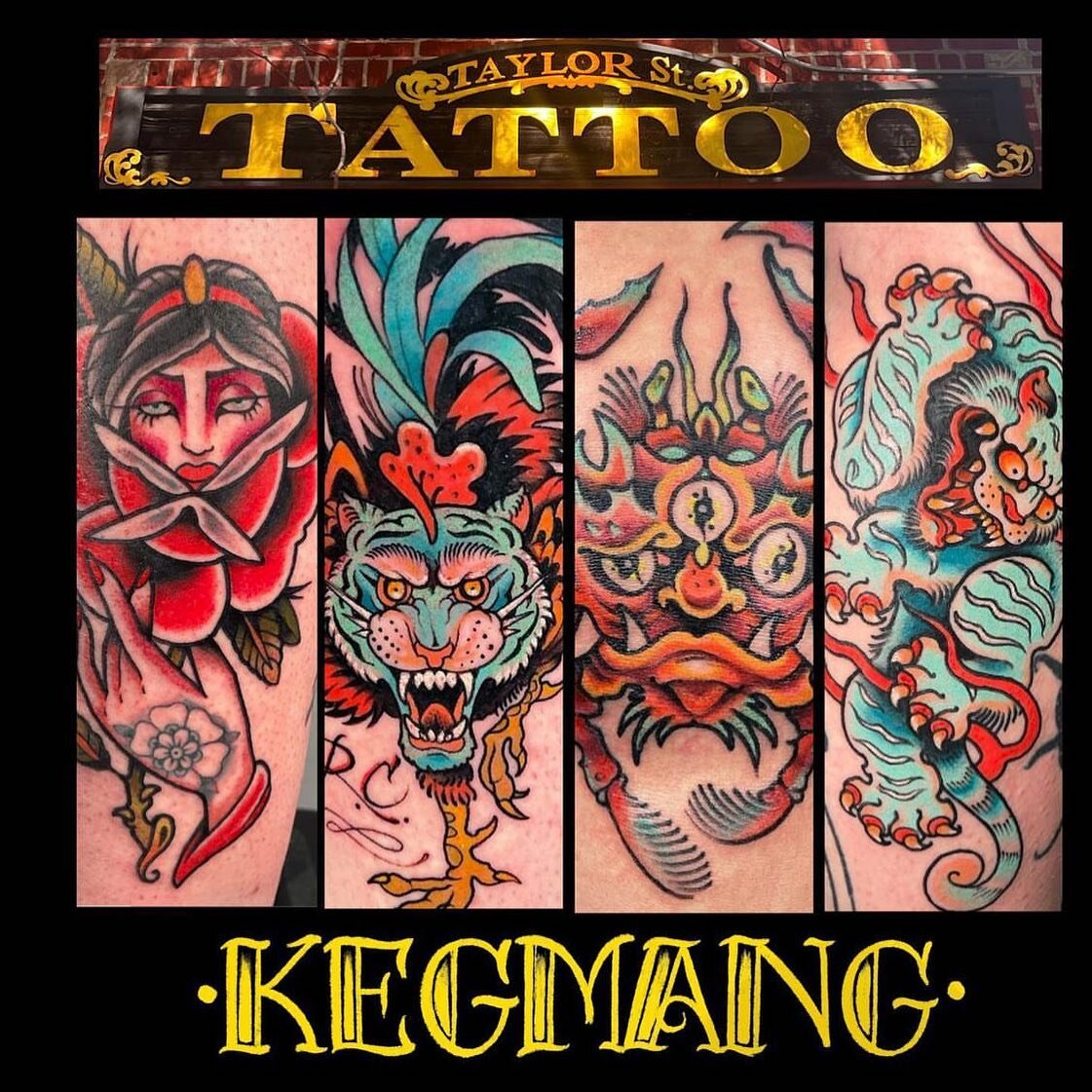 @kegmang_tattoos is in the house today. Walk-ins daily.
