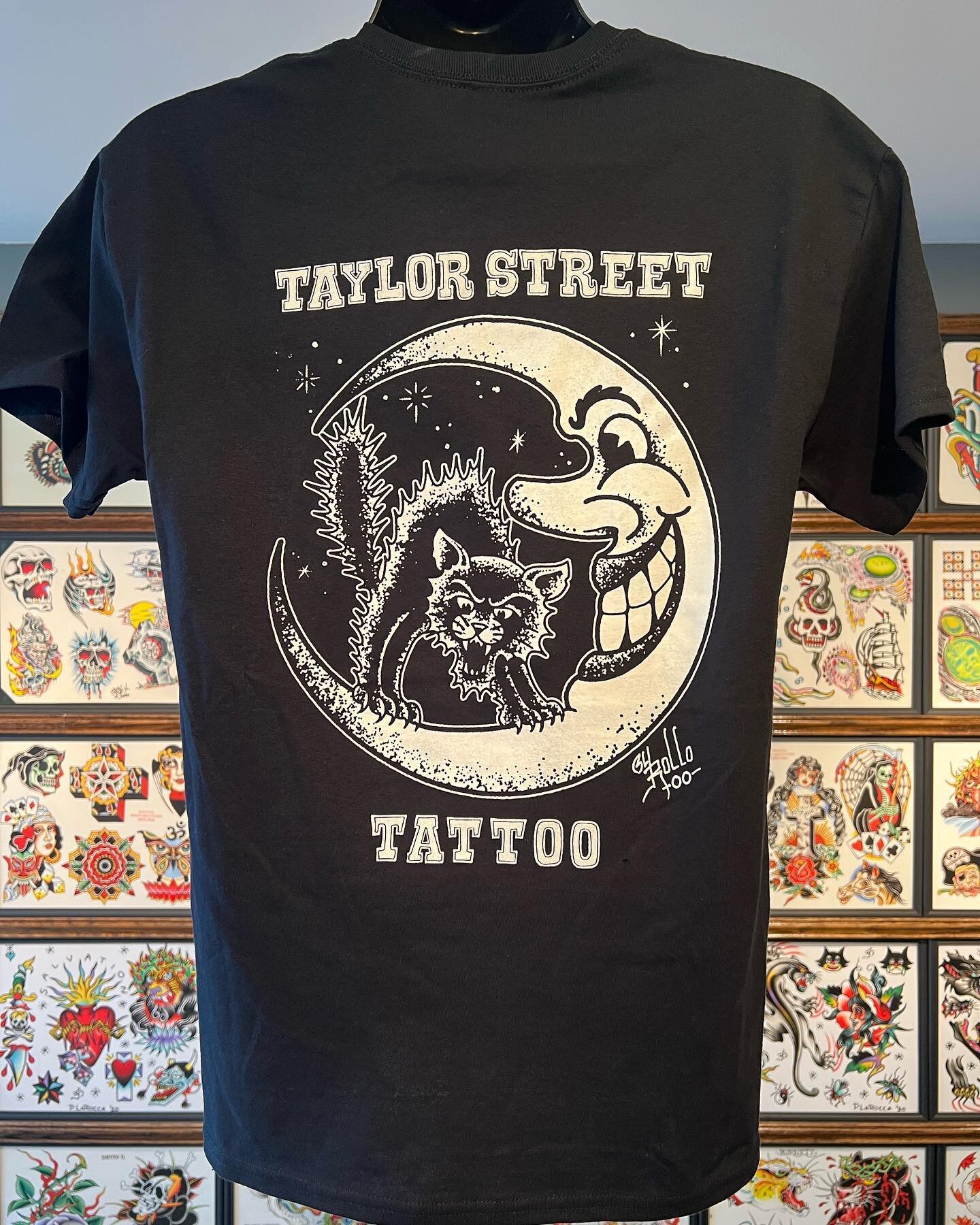 Our seriously spooky Rollo Halloween shirts are in! Available for $30 or $20 with one of our frightening Halloween flash tattoos. See you soon.