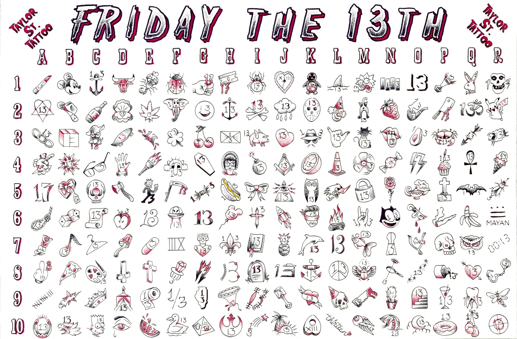 Tattoo Nerd Friday the 13th Tattoo Specials What You Need to Know
