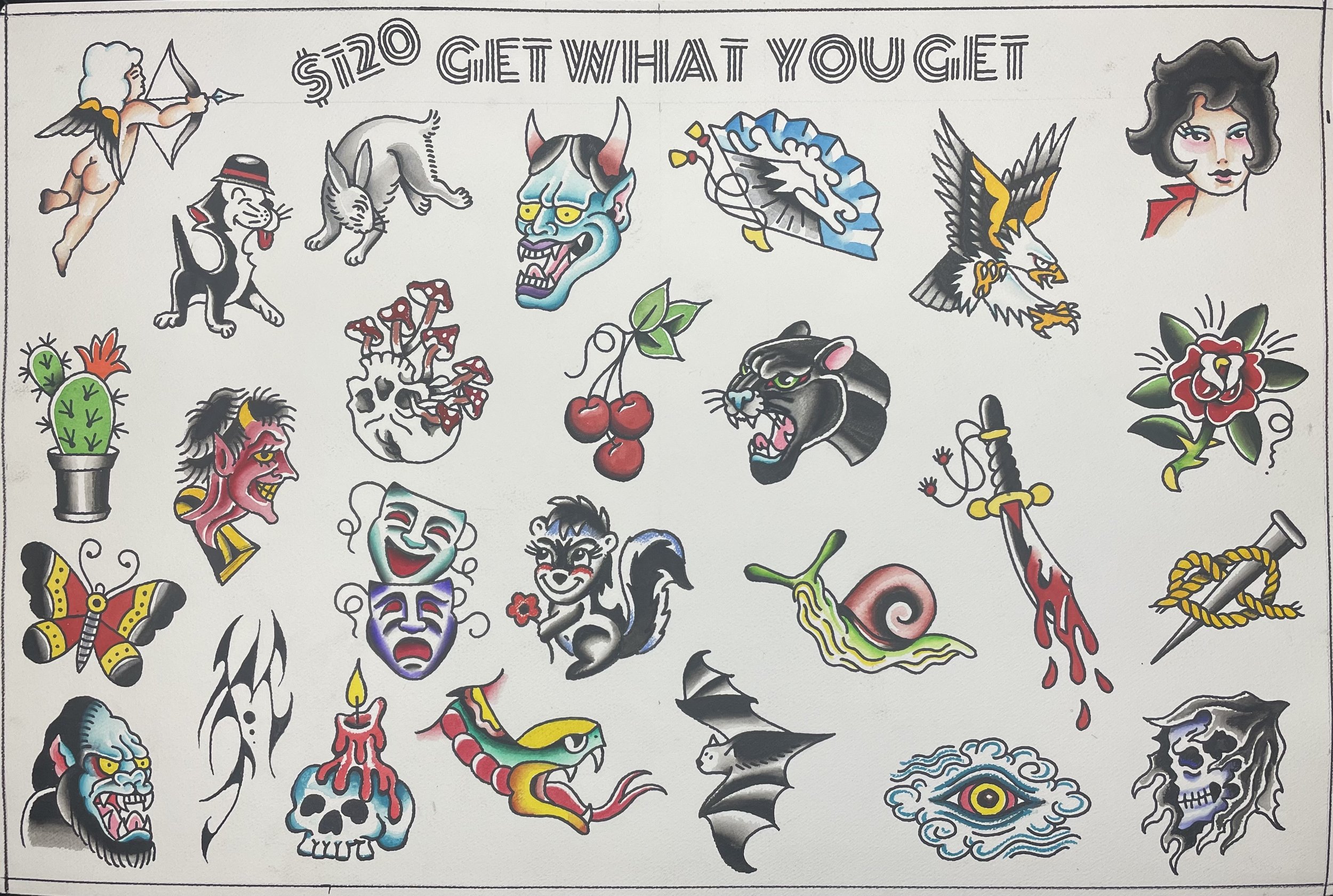 GET WHAT YOU GET — Taylor Street Tattoo Co.