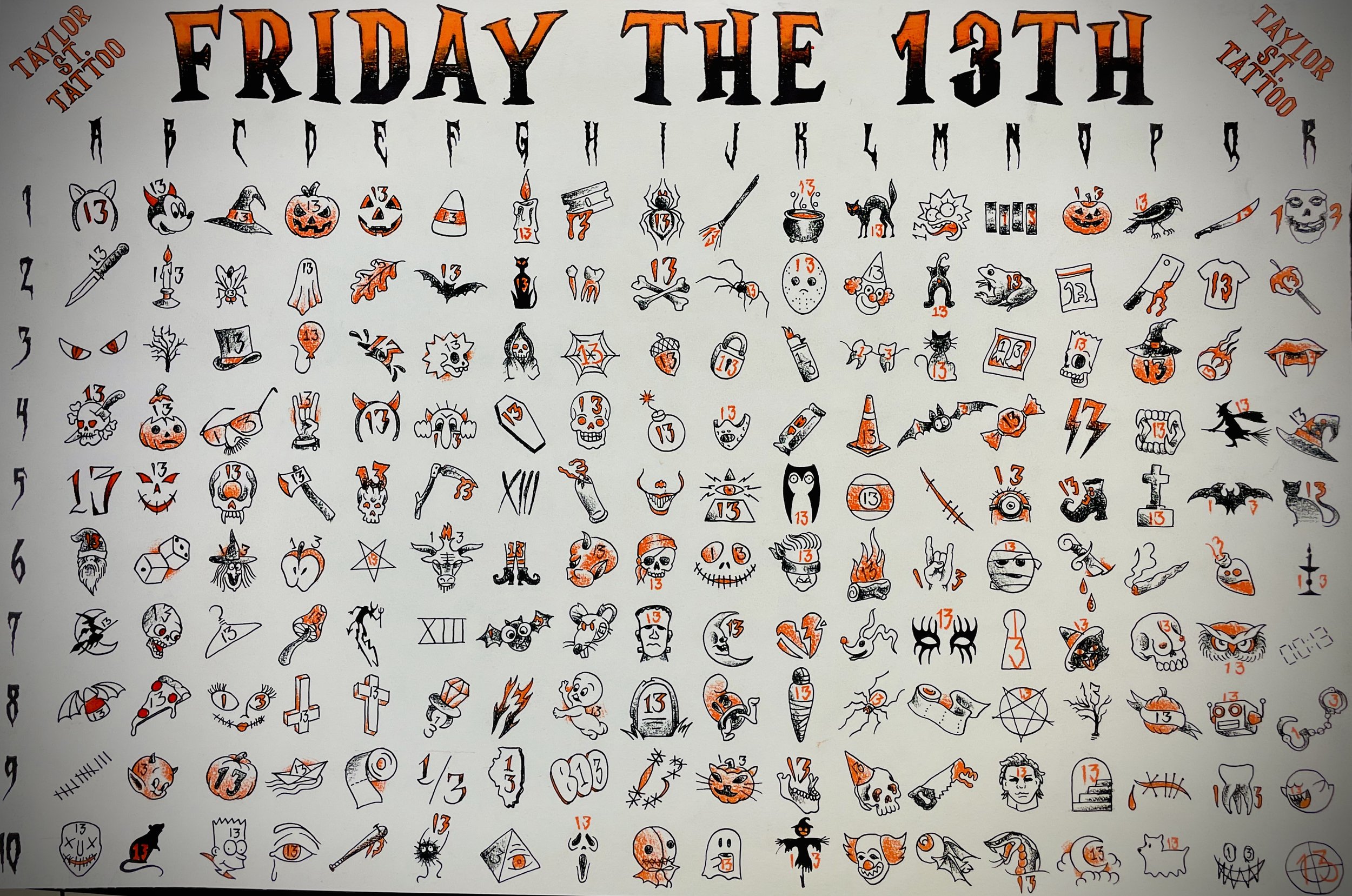 friday the 13th — Taylor Street Tattoo Co.