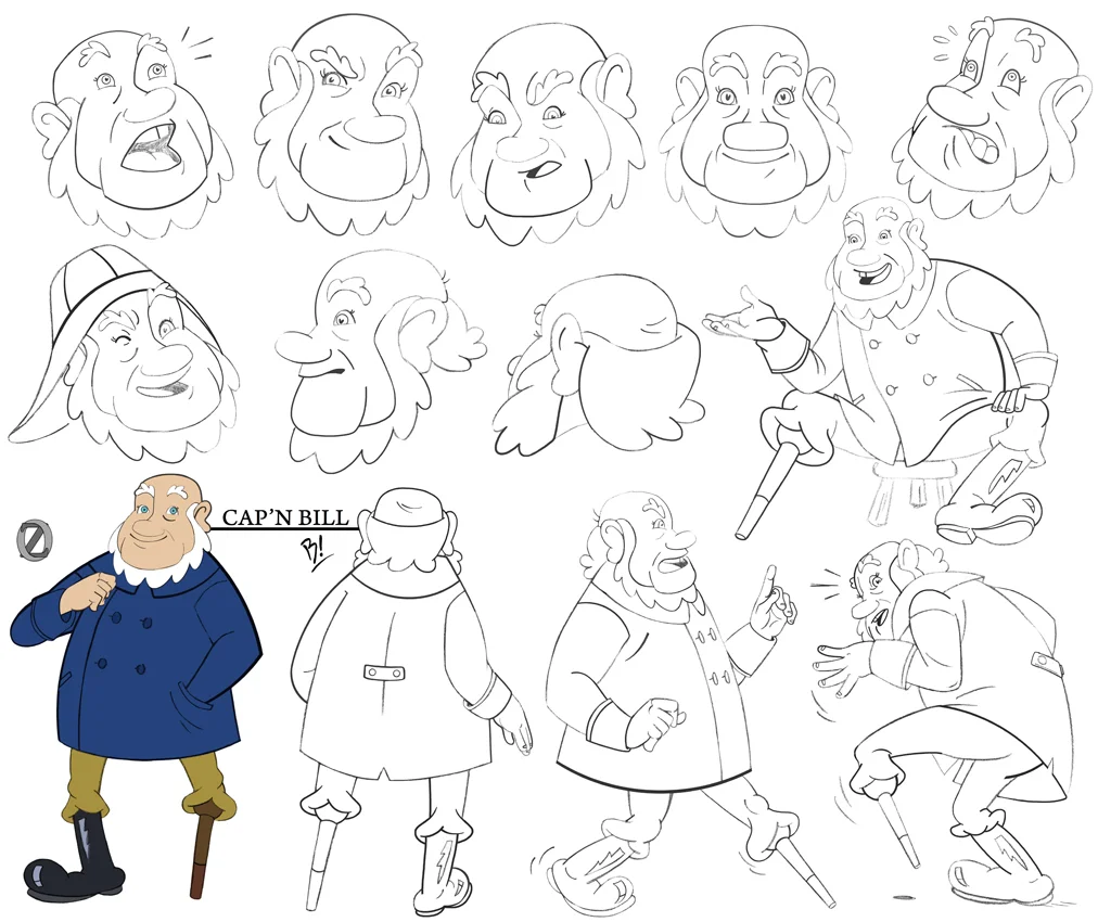 3 CAP'N BILL sketch model sheet 2016 WEB.jpg