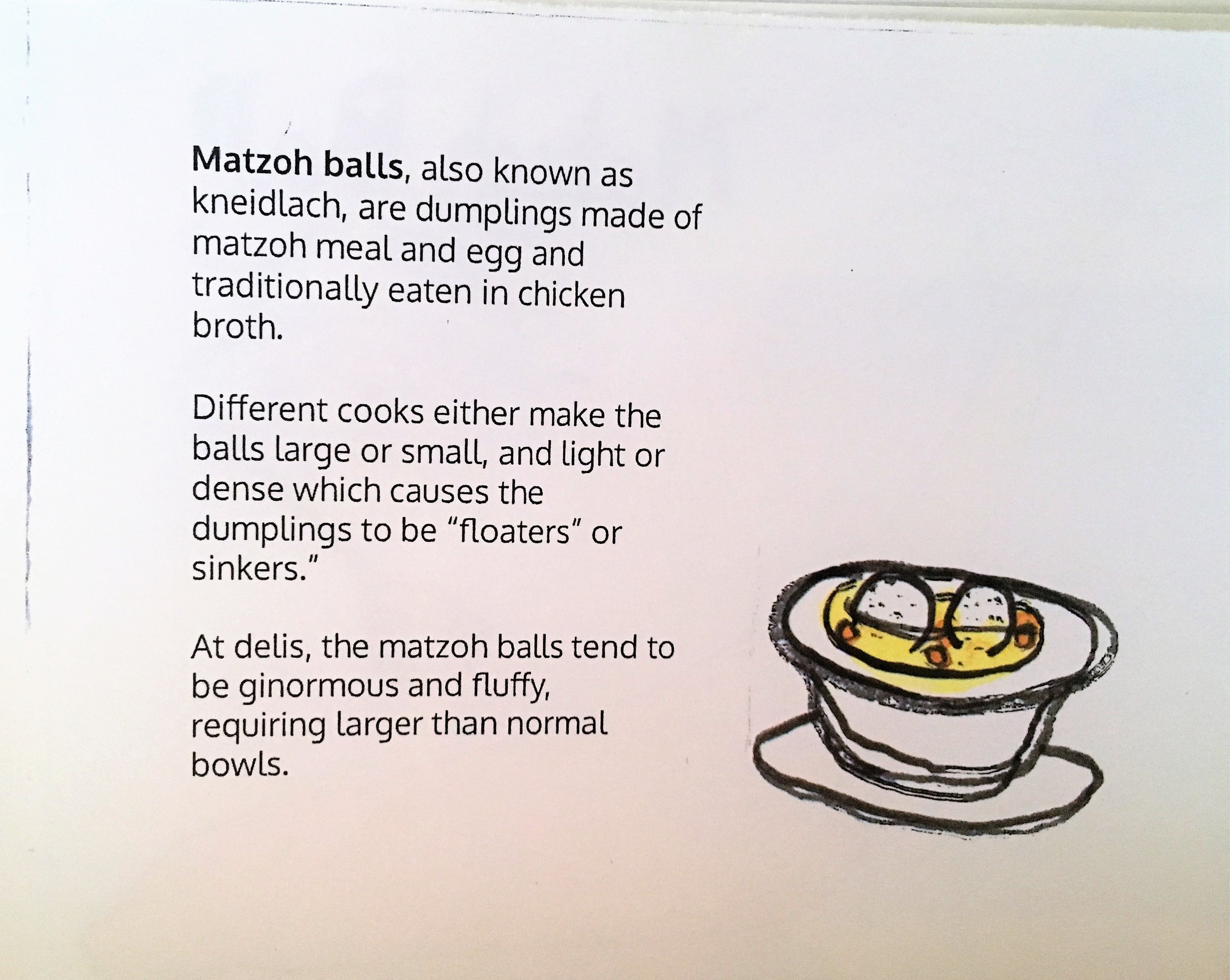 Matzoh Ball Soup, inside image