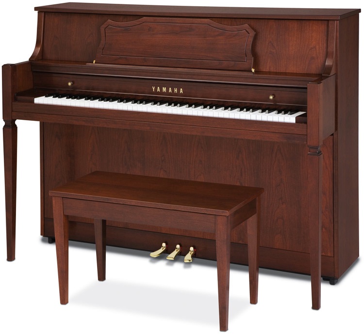 A "spinet" vertical piano. 