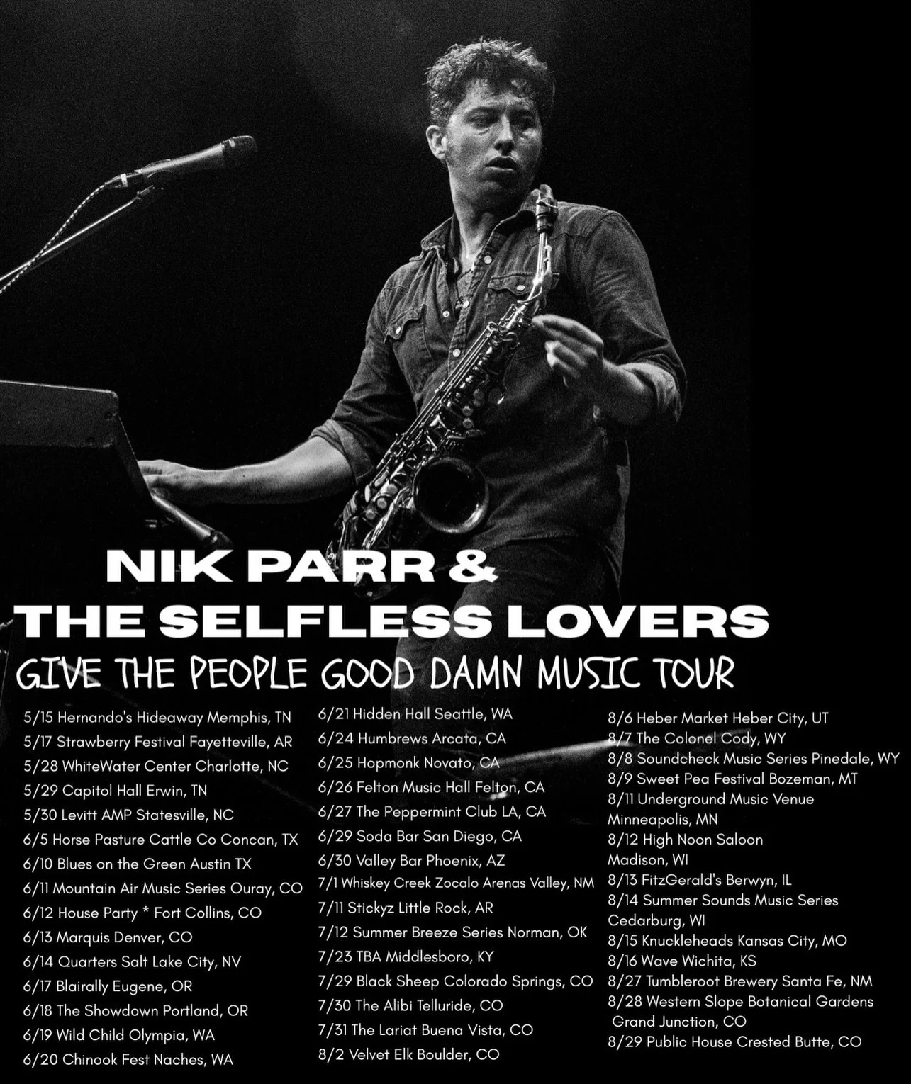 WHAT CITY AM I SEEING U IN ?? 👇 🏙️ Lemme know in the comments for a chance at some free tickets 🎫 and a new band t shirt. I&rsquo;m feeling generous and a bit unhinged so I thought this could be fun.