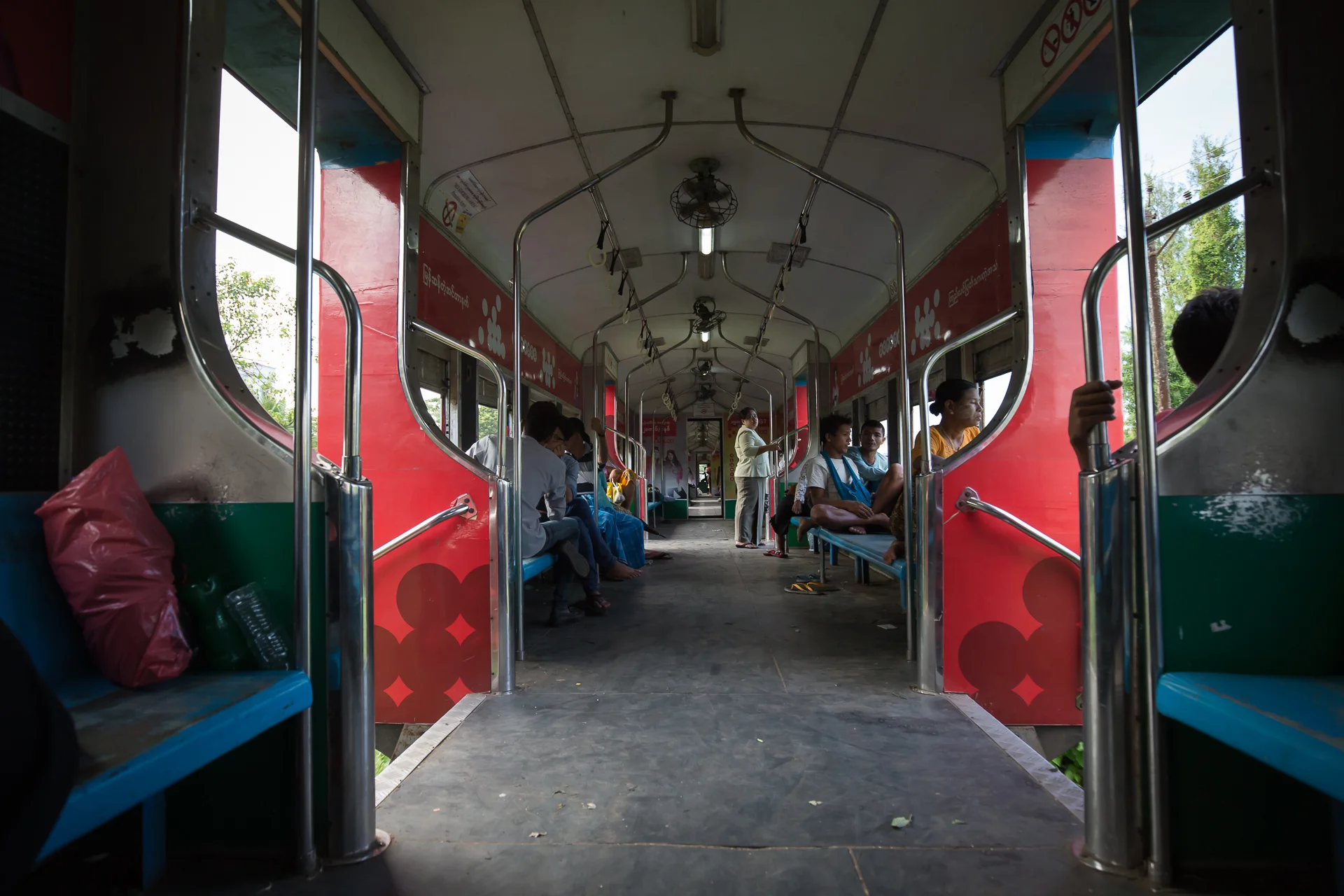  Circle Line Train, Yangon    