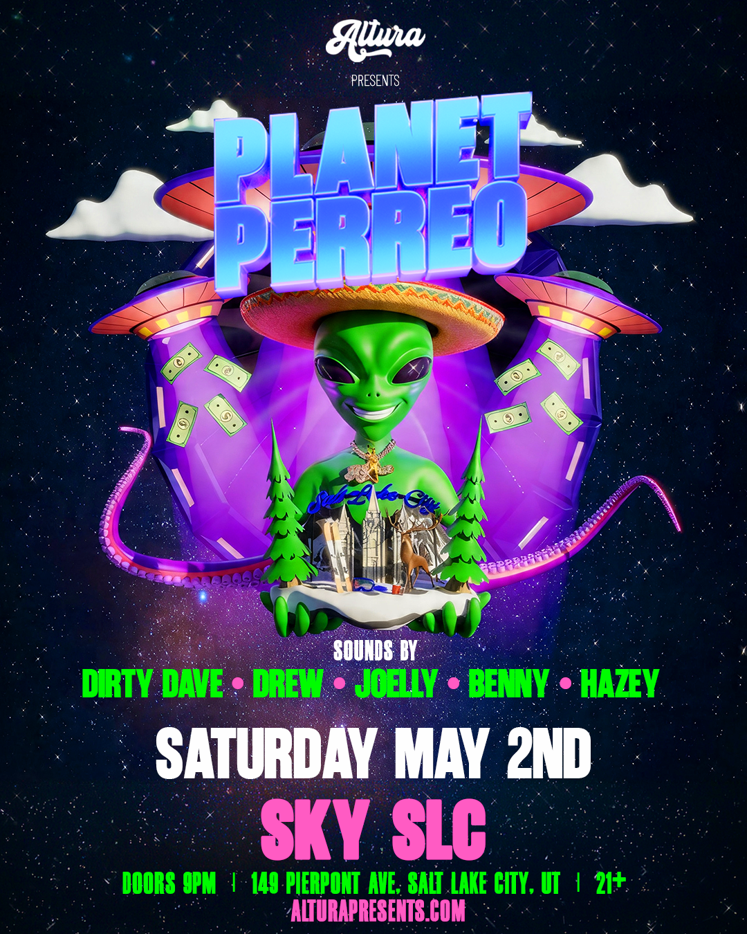 Planet Perreo at Sky SLC