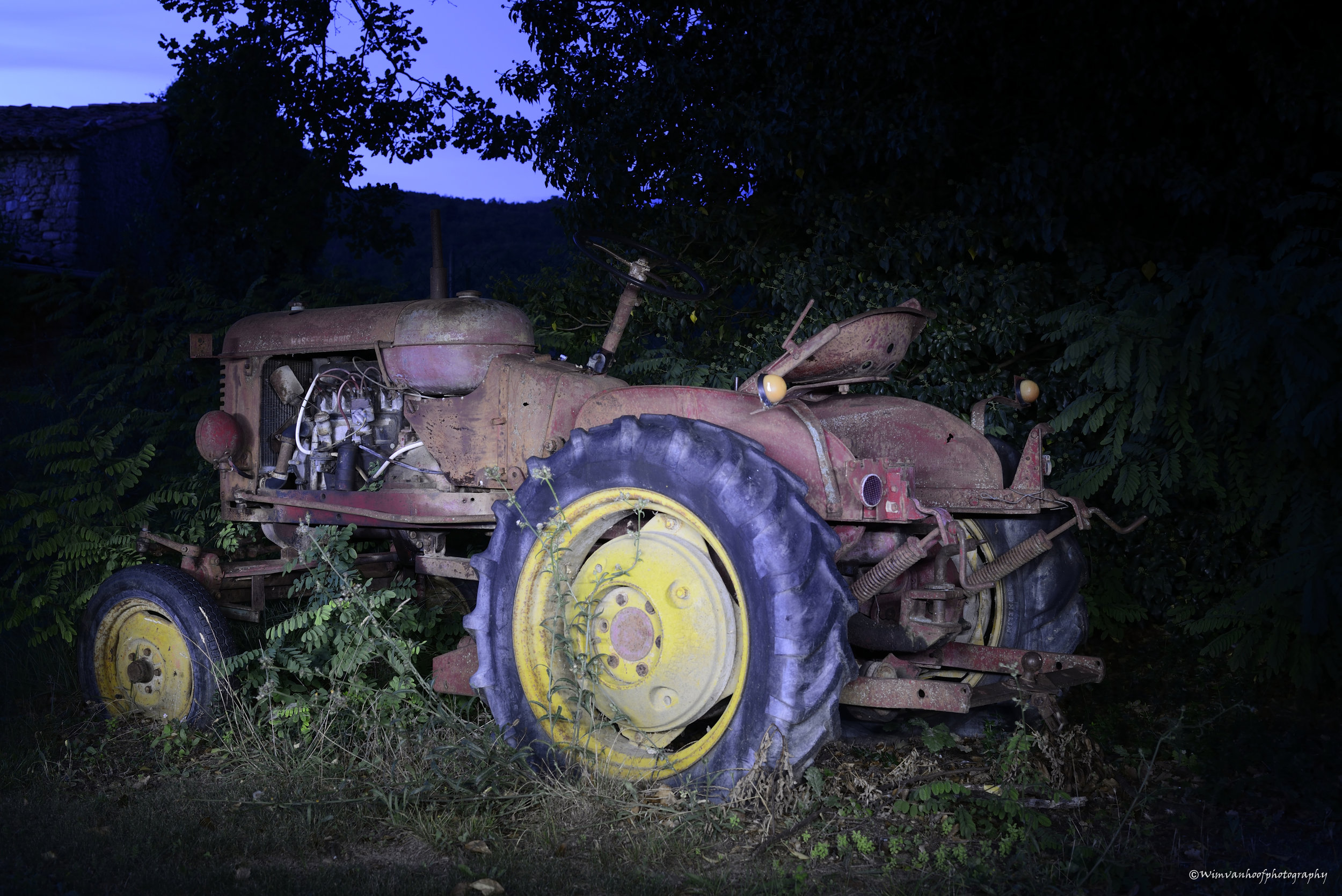  Old tractor, Vaucluse, France 