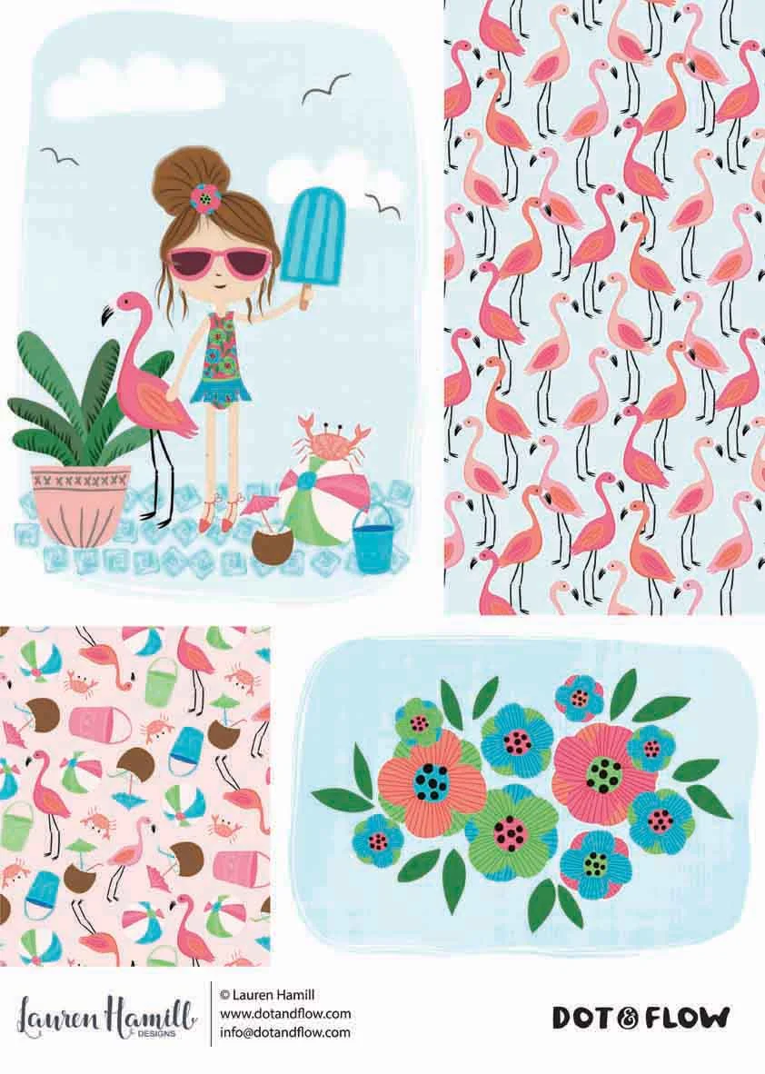 Lauren Hamill - Pool Party - Presentation Sheet - A3.jpg