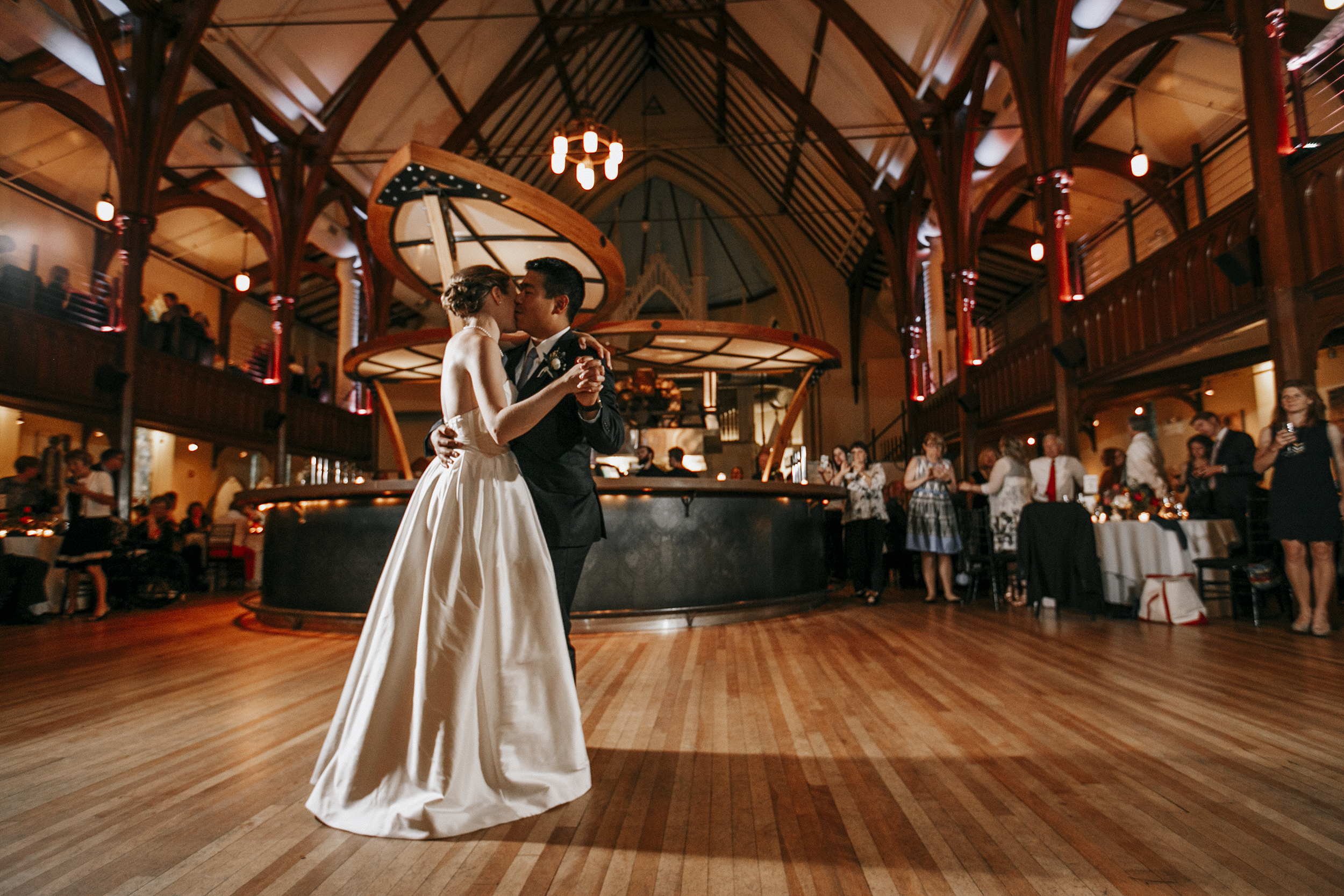 a couple's first dance, grace, portland, maine