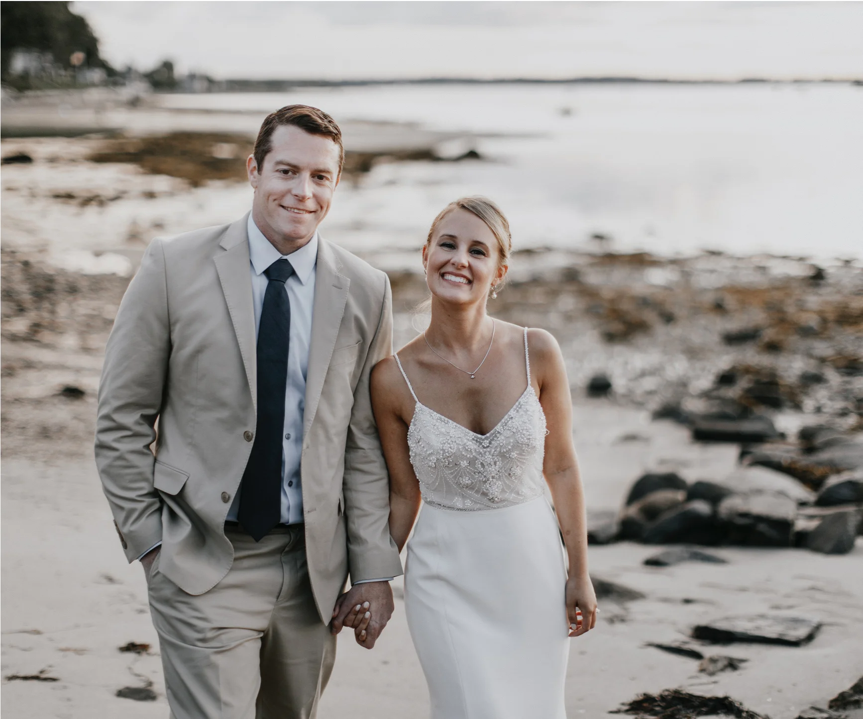 Emily and Mike, Peaks Island, Maine.