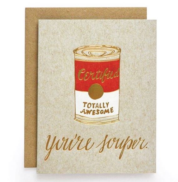 Louie Award winning card design from Wild Ink Press. Photo credit Rebekah Tennis via Instagram